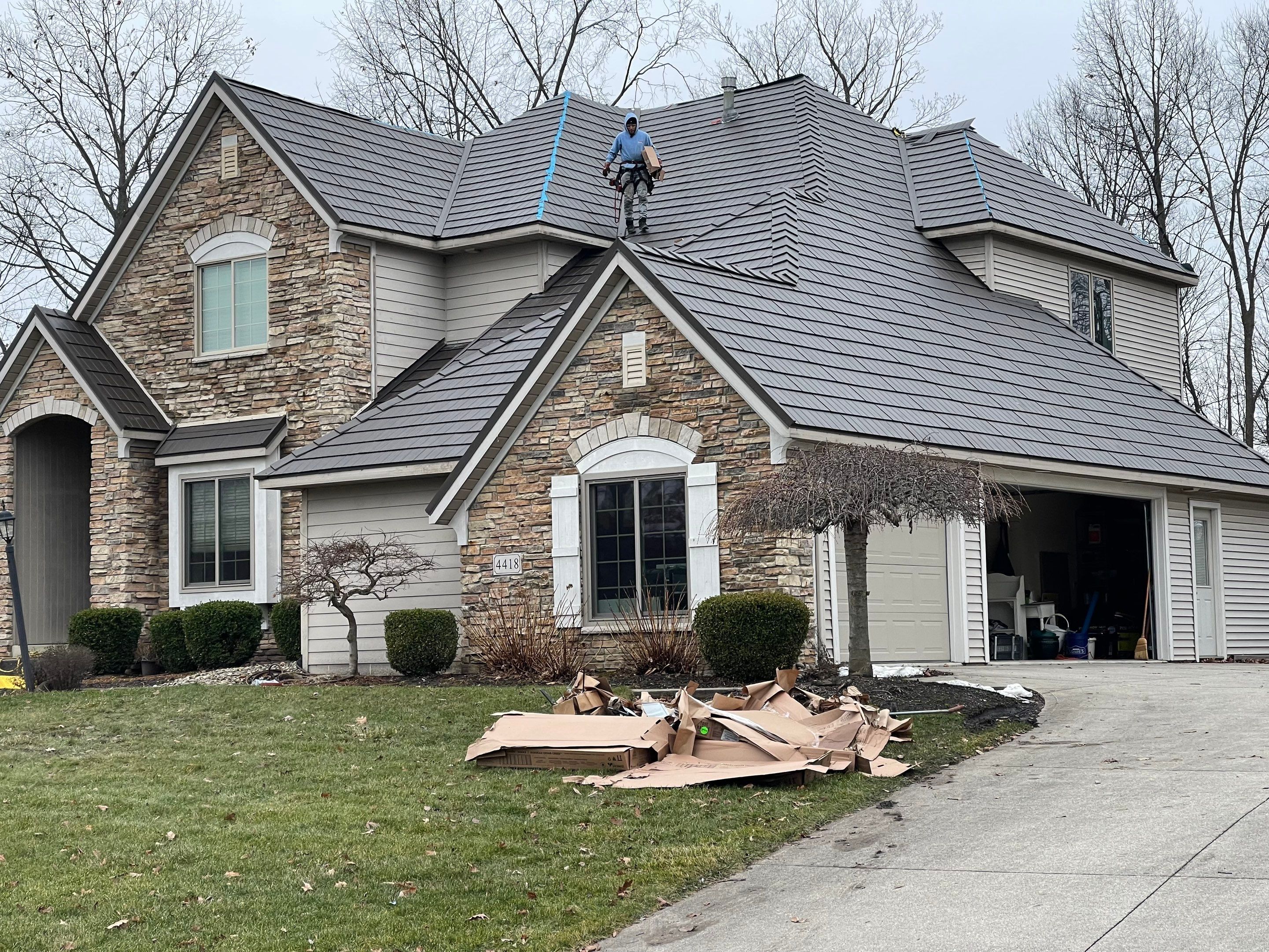 HOA-Approved Metal Shake Roof After Hail Damage – Fort Wayne, IN by 4Ever Metal Roofing