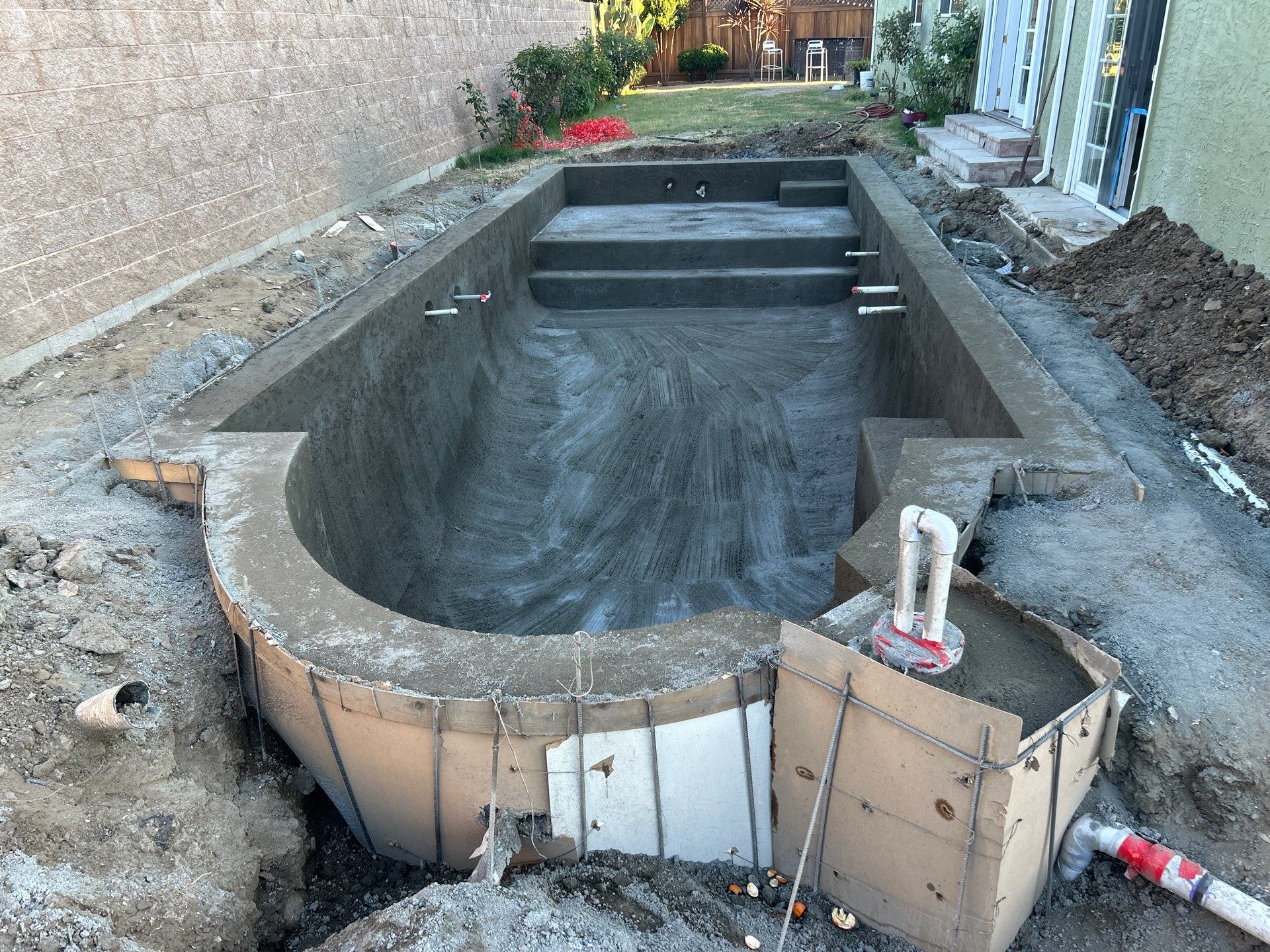 From Fiber Glass to Gunite Pool Remodel by Dolphin Pools and Spas