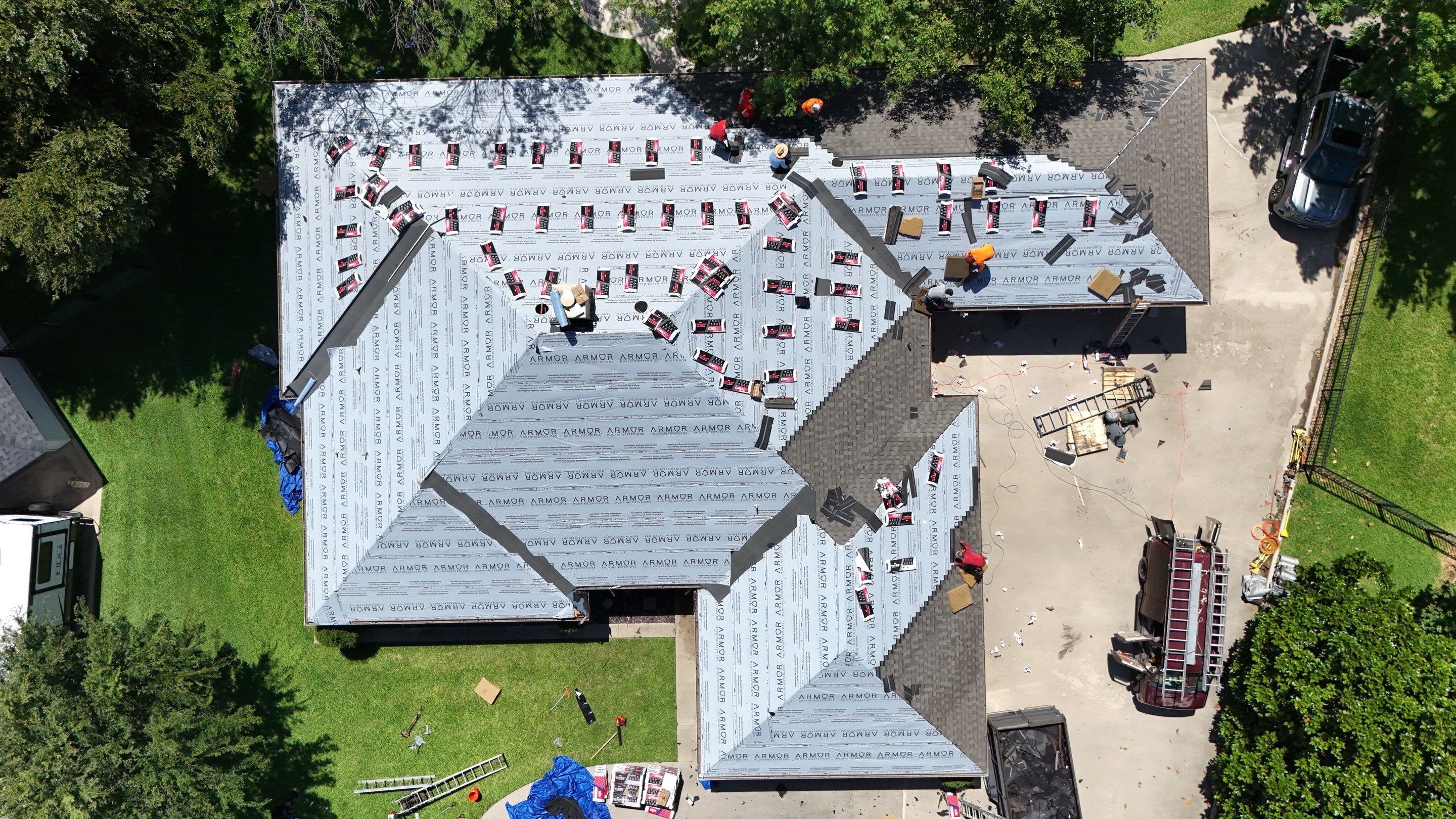 Full Architectural Shingle Roof Replacement and Chimney Repair in Runaway Bay by Armor Roofing | Exteriors