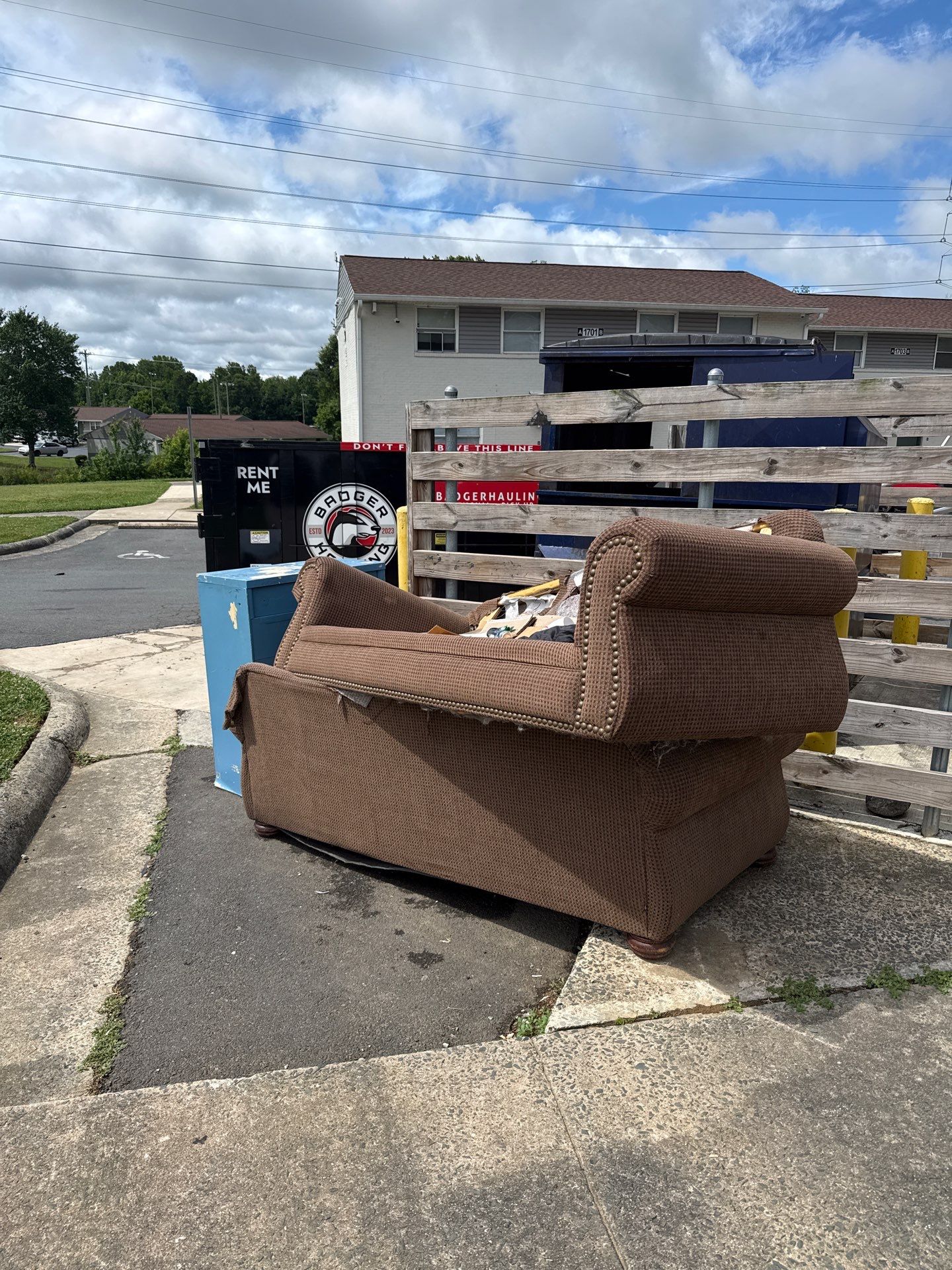 Monthly Apartment Clean Up by Badger Hauling