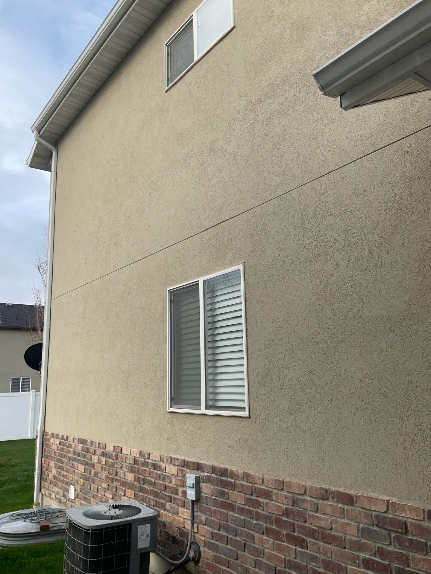 Draper | Stucco & Brick to Hardie Conversion | Aged Pewter & Arctic White by Ideal Siding Utah
