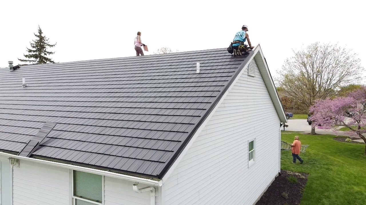 Metal Shingle Shake Roof Installation – Sidney, Ohio by 4Ever Metal Roofing