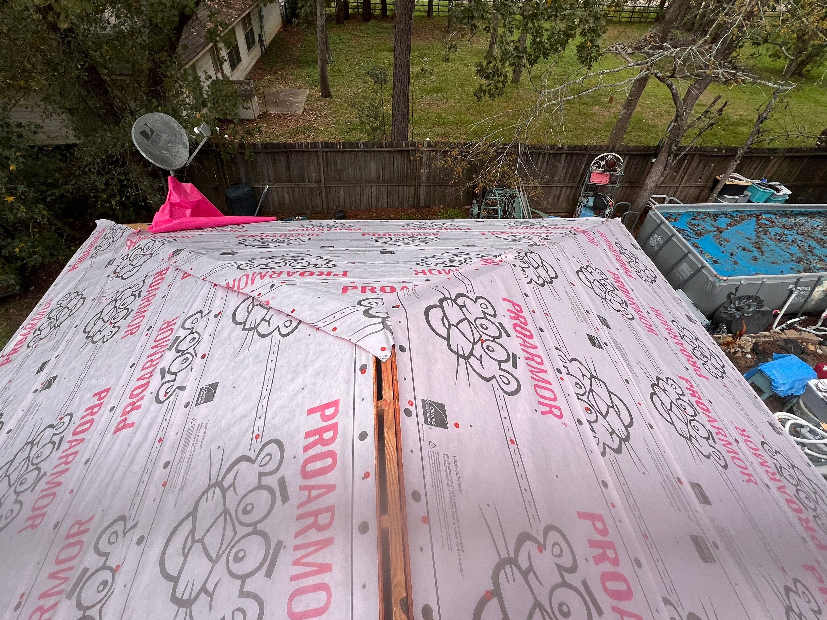 Residential Roofing Installation using Owen's Corning Duration (Lifetime) Shingles by Roof Repair Company