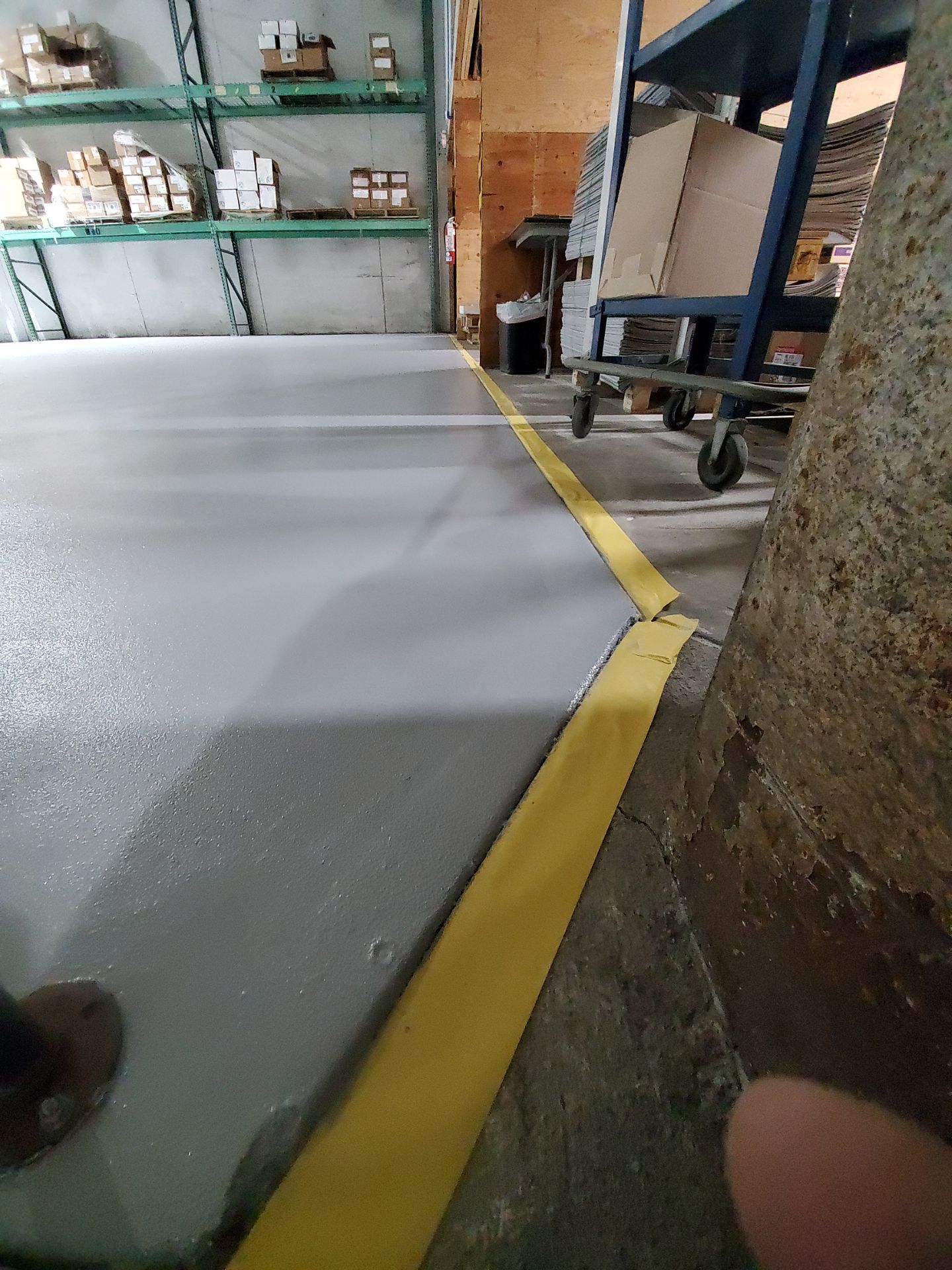 Neat Commercial Concrete Coating by Level 10 Coatings