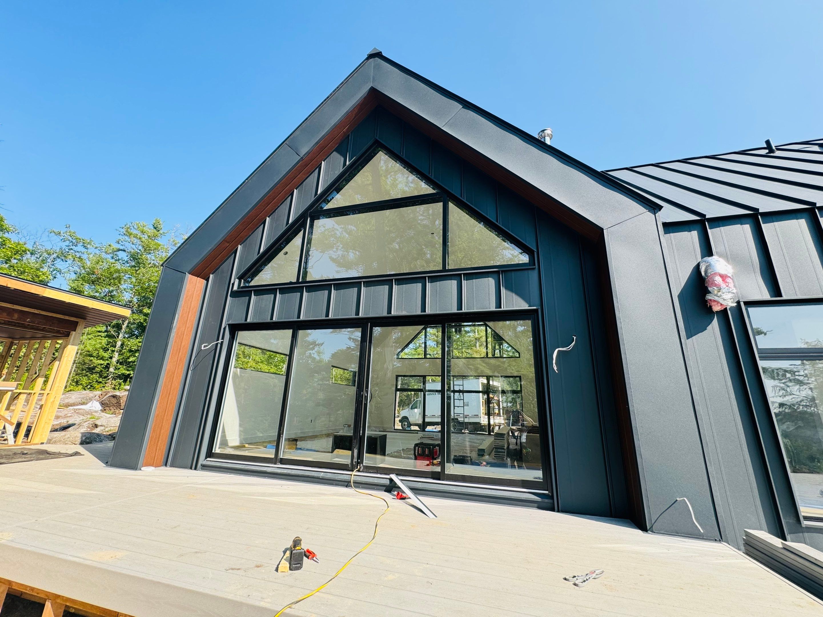 Standing Seam Metal Roof - Custom Coping and Flashing  by Jay Carter Roofing & Sheet Metal