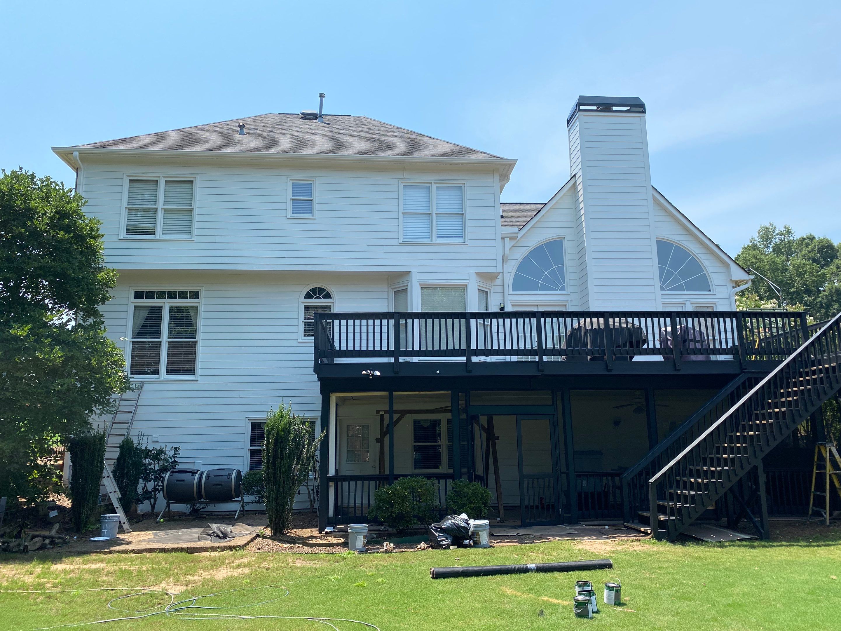 Exterior Painting and Trim Refresh for Two-Story Canton Residence by Swift Home Renovations