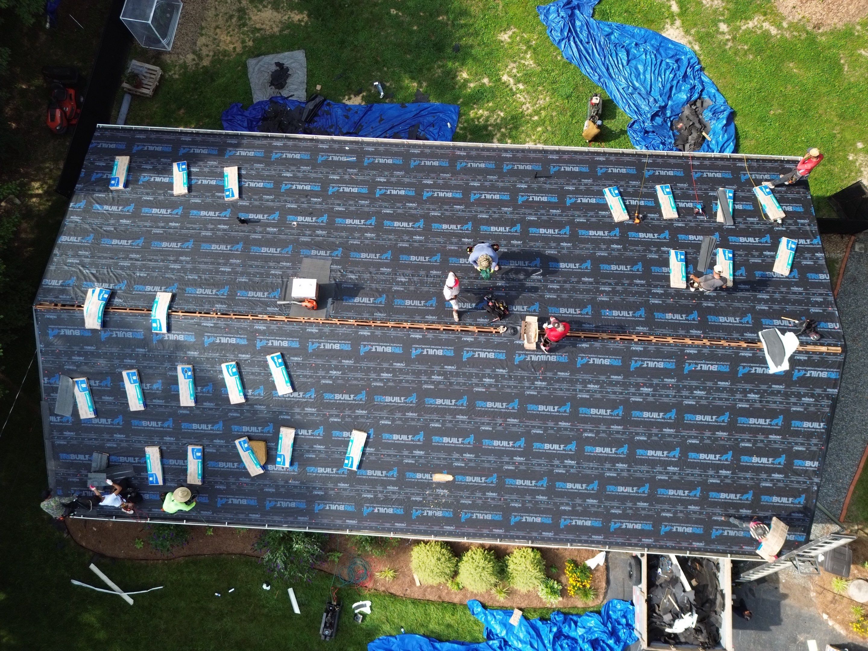 Roof and gutter replacement by hail and wind damage by Just Brilliant Restoration JBR