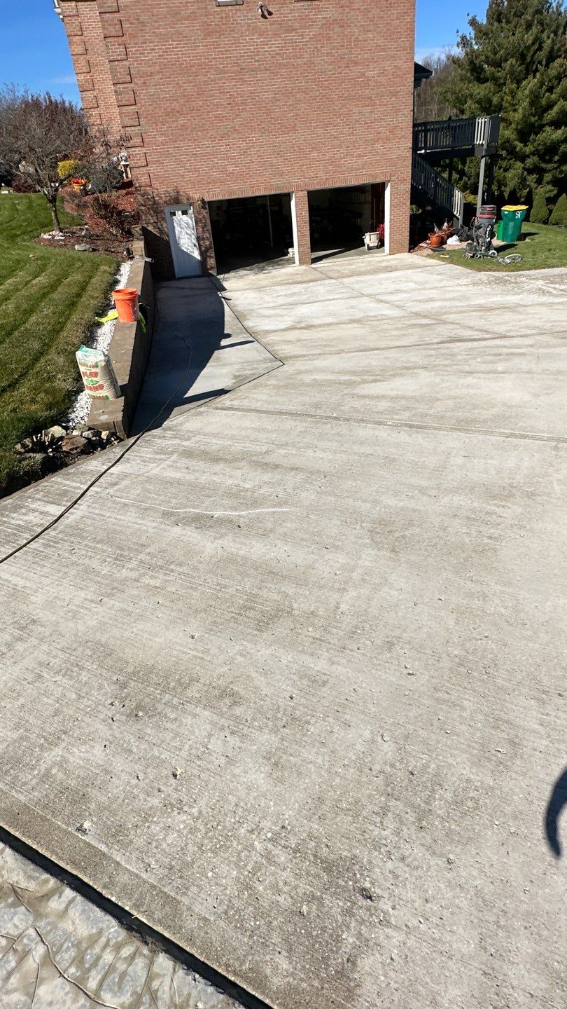 Twilight Driveway Project in Bridgeville by Floors in a Day, Inc