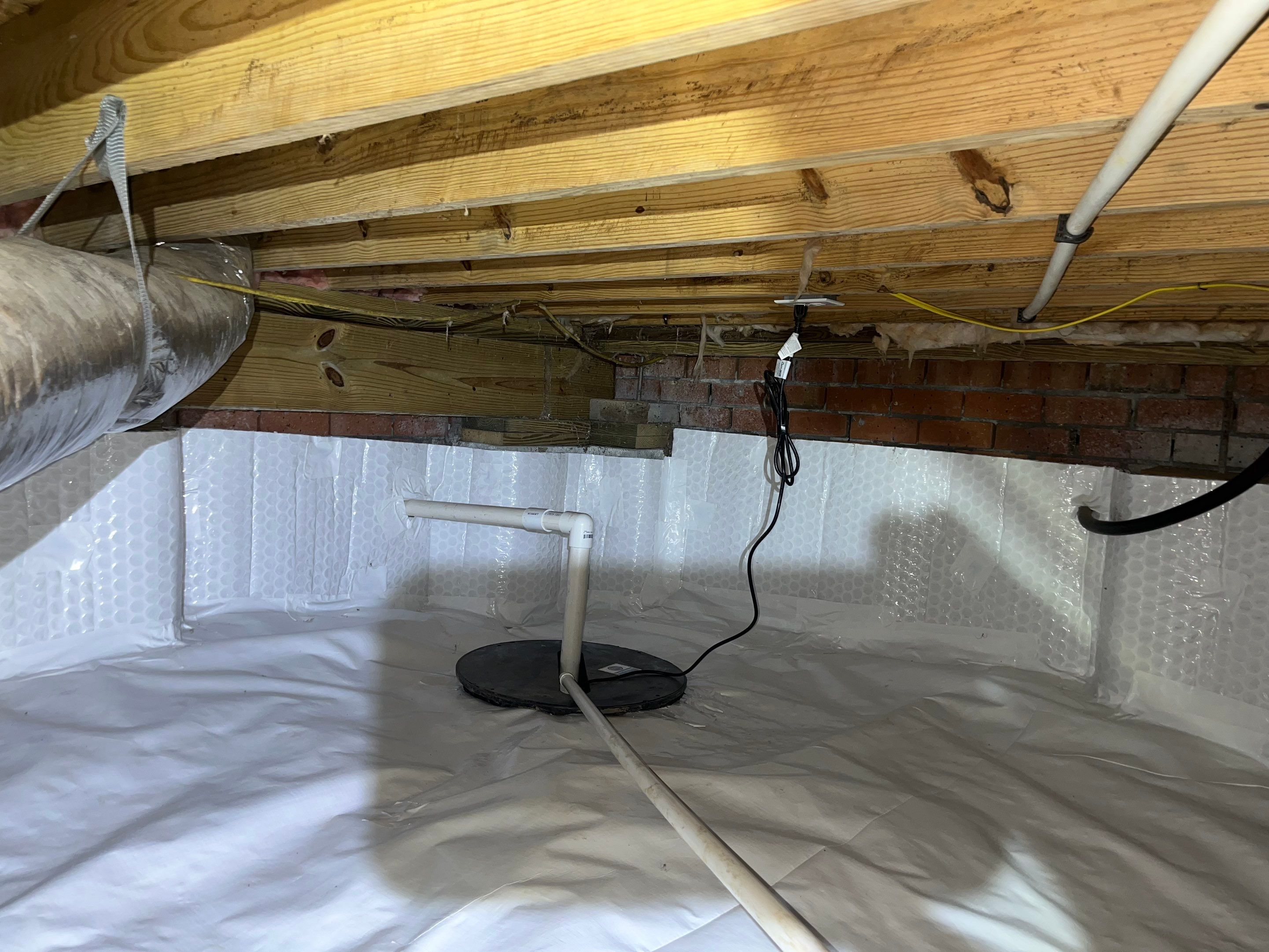 Impact Choice Encapsulation with French Drain and Crawlspace Doors by Impact Crawlspace