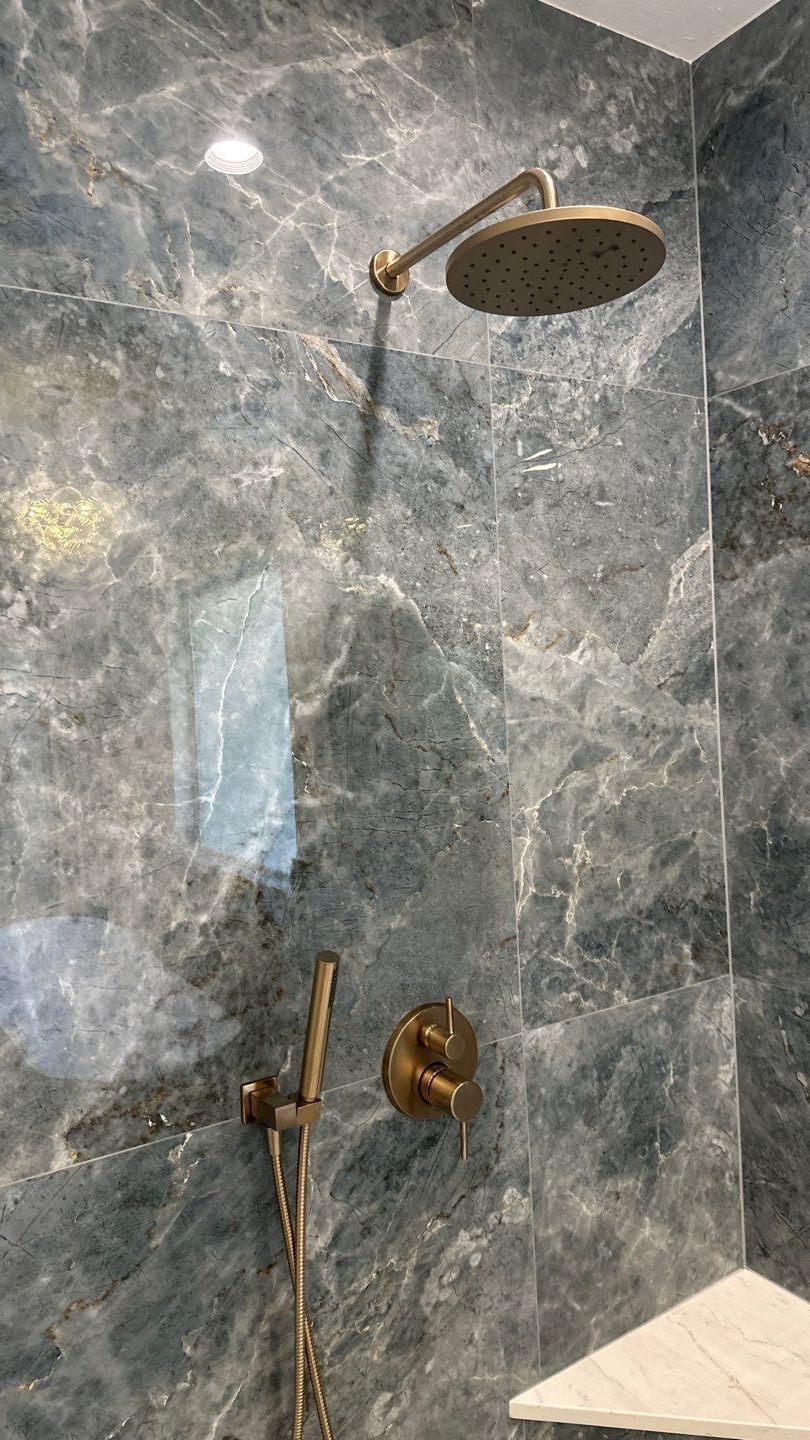 Stone Oak Master Bathroom Remodel with Freestanding Tub & Walk-In Shower by Legacy Bath and Kitchen 