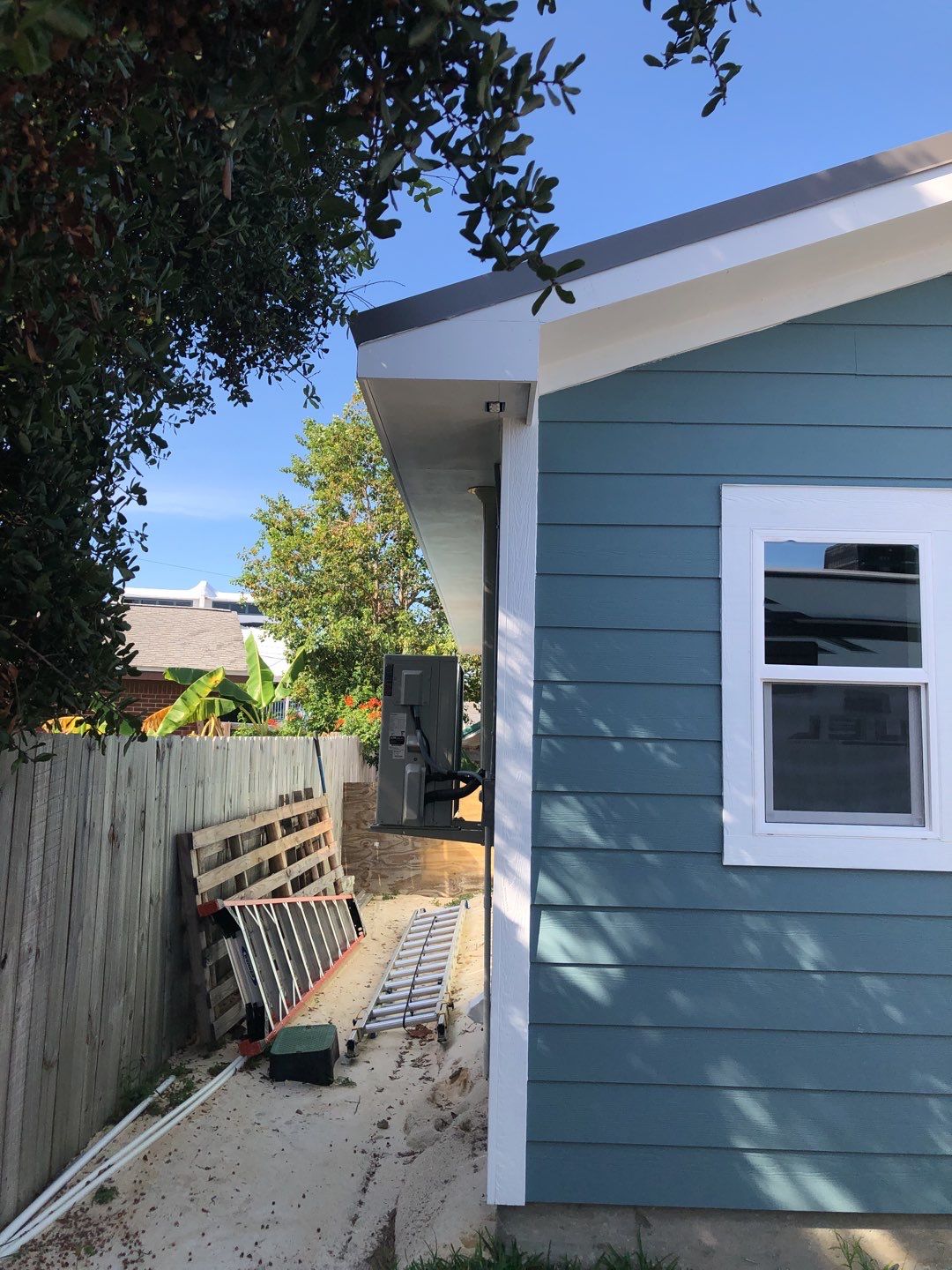 Gutter Installation using K-Style White Seamless Gutters by Gutter Professors