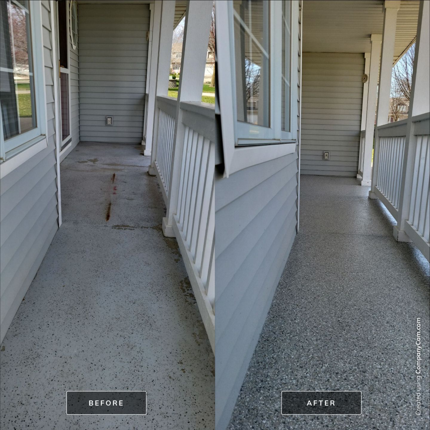 Make Your Front Porch Inviting! by Revival Concrete Coatings, LLC