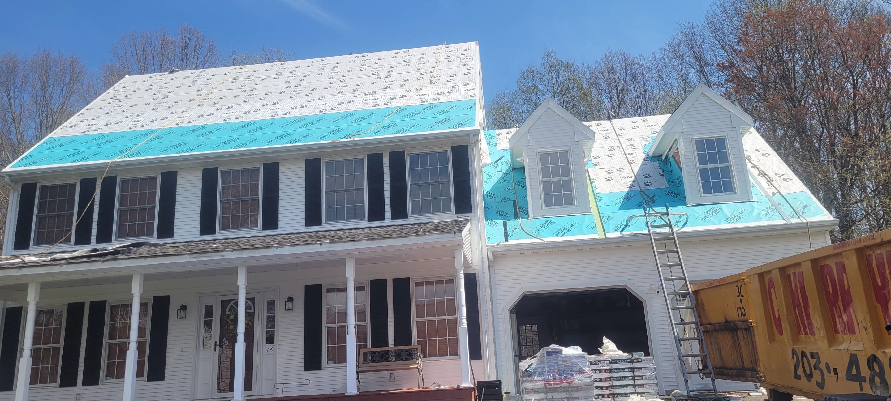 DiGiorgi installs asphalt shingles at Ansonia customer home! by DiGiorgi Roofing and Siding Inc