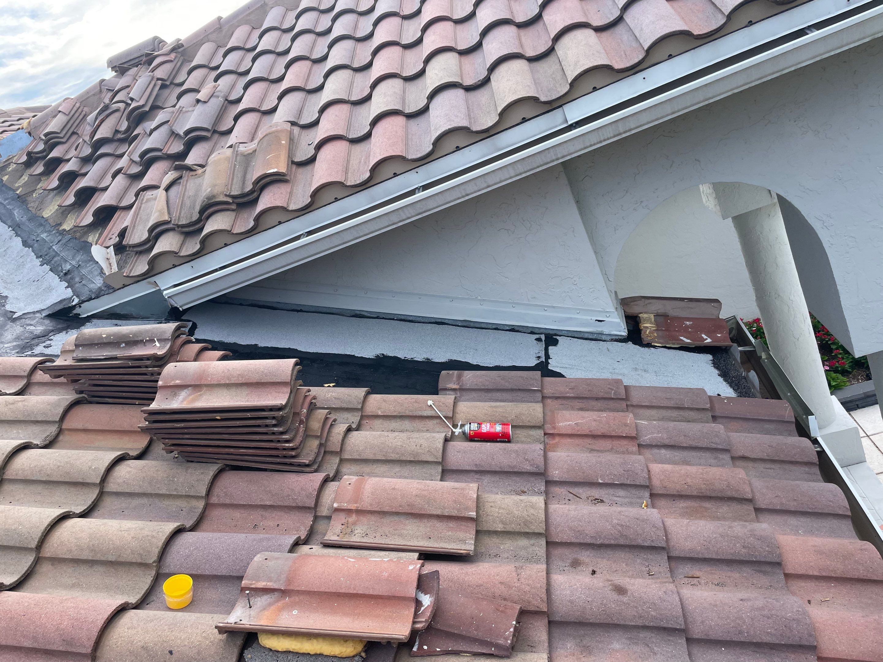 Tile Valley Removal and Replacement  by First Due Roofing