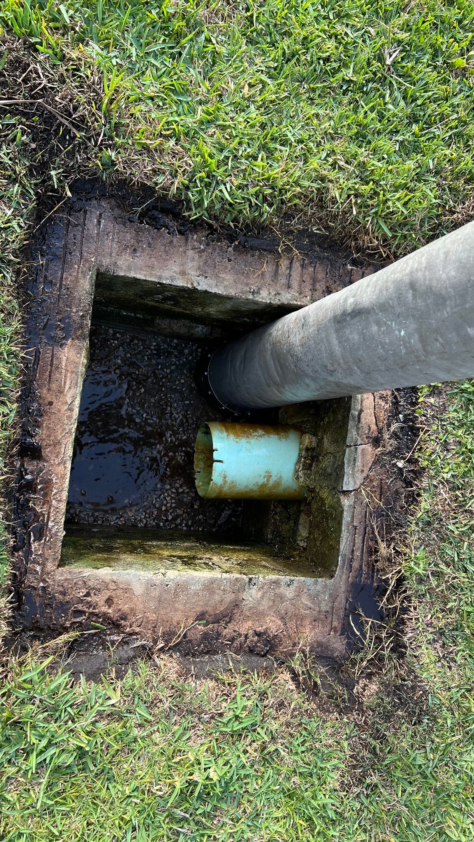 Naples Private Airport Community Catch Basin Cleaning by APS Power & Water