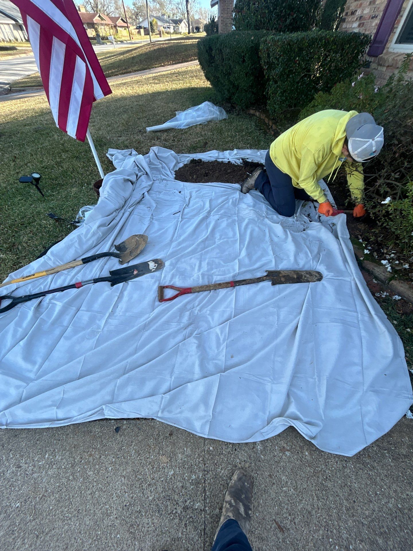 Drain Repair Project in Tyler by Rub-A-Dub Plumbing