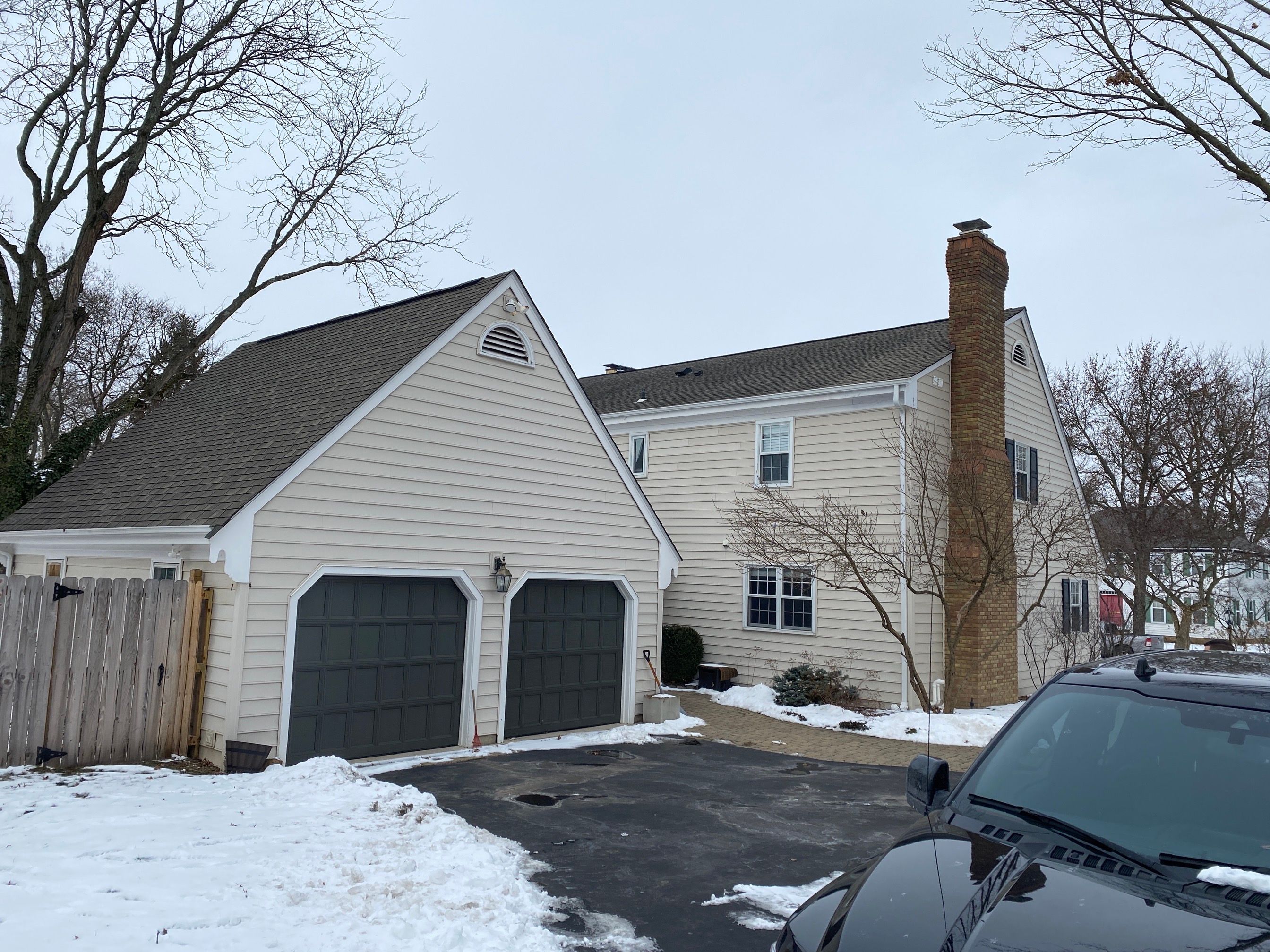 Residential Roofing Installation using James Hardie Fiber Cement Lap Siding and Certainteed Landmark Pro Shingles by Best Exteriors Inc