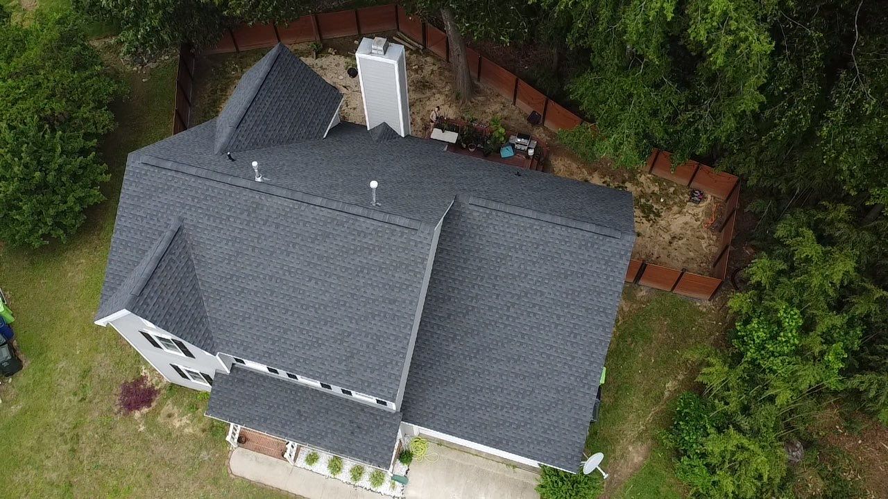 GAF HDZ Charcoal by Skybird Roofing
