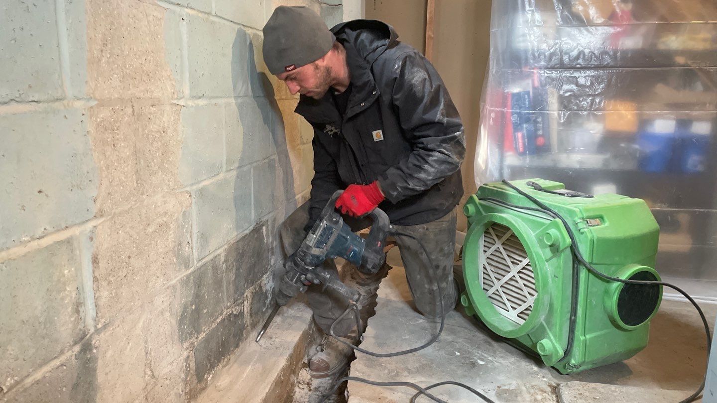 Basement Waterproofing in Crystal by Waterproofing Northeast