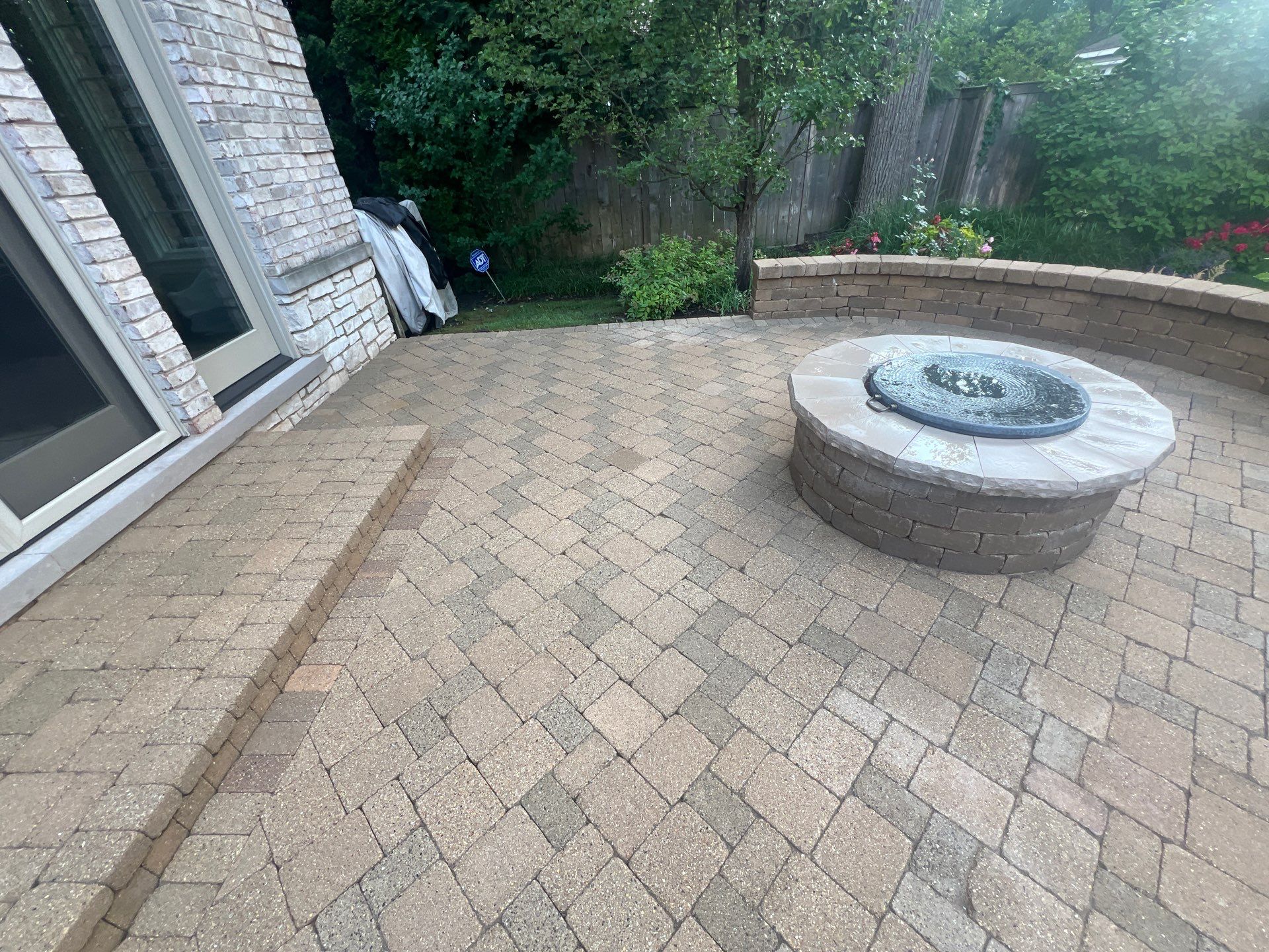 Brick paver clean, sand and seal.  using surebond SB-8700 by Northern Power Washing LLC.