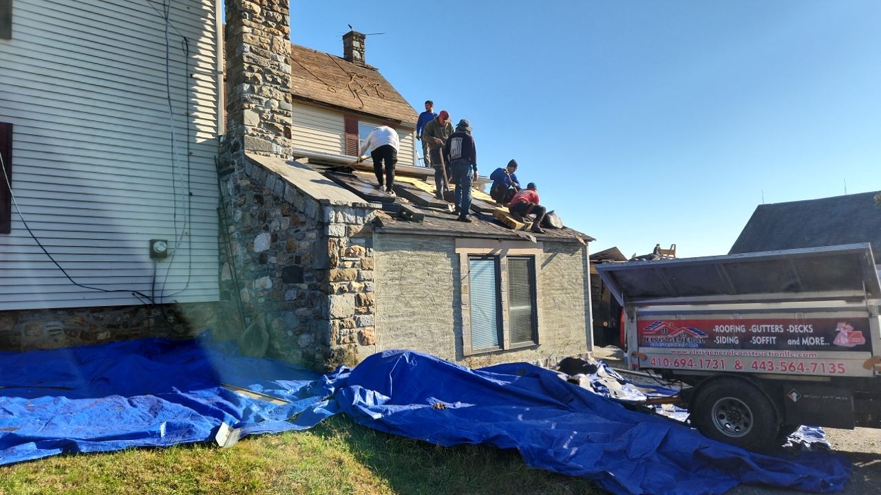 Complete Exterior Home Make Over in Maryland by Elvis General Construction LLC