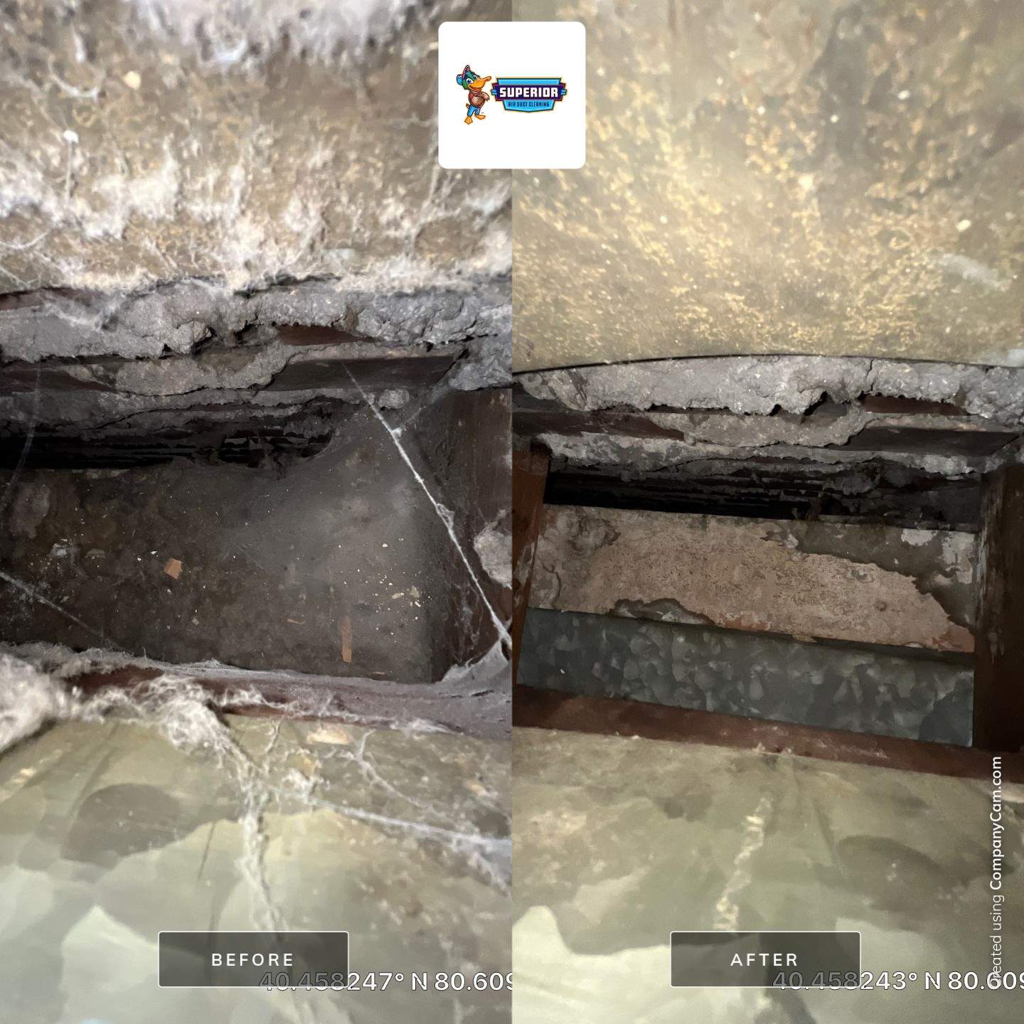 Air Duct Cleaning With a Vacuum Truck in Toronto, OH by Superior Air Duct Cleaning