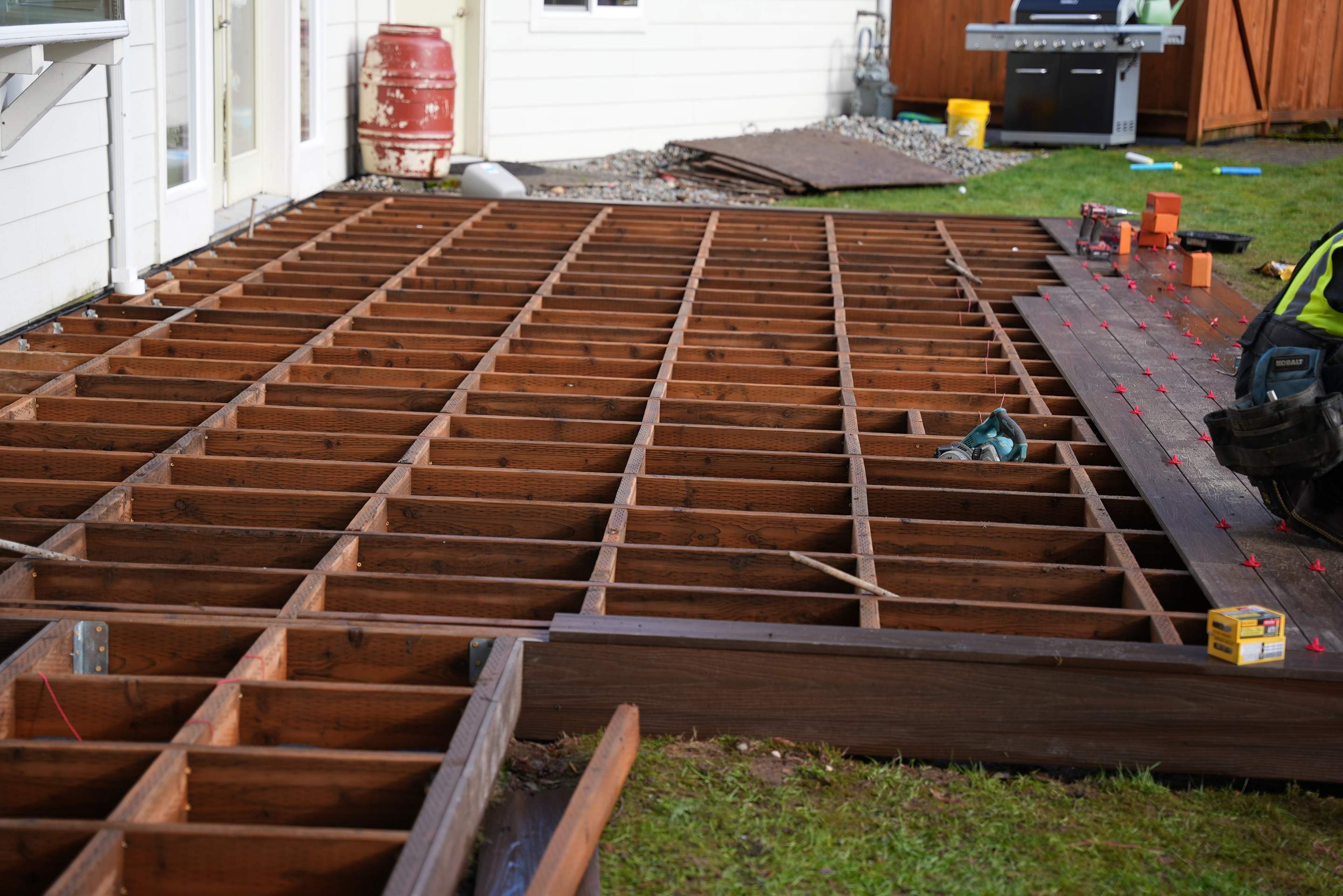 Daniel | Back Deck Installation  by Jireh Asphalt & Concrete Inc 