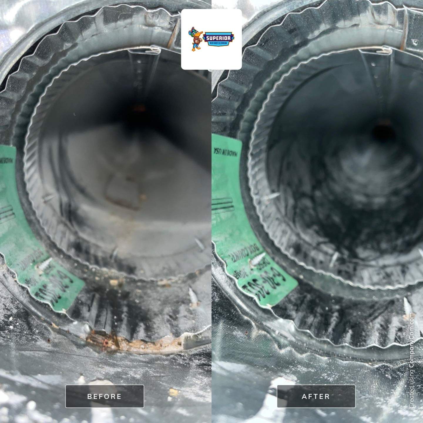 Air Duct Cleaning With a Vacuum Truck in Columbiana, OH by Superior Air Duct Cleaning