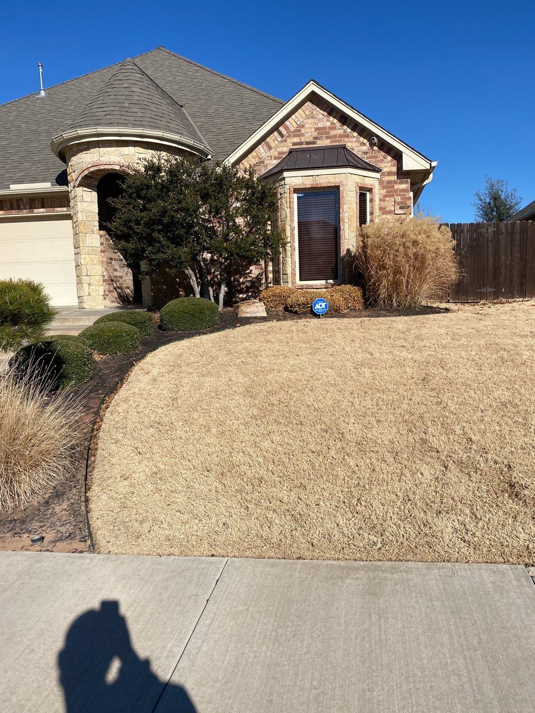 Concrete Slab , Retaining Wall , Fence, and landscape. by Clays Services Inc