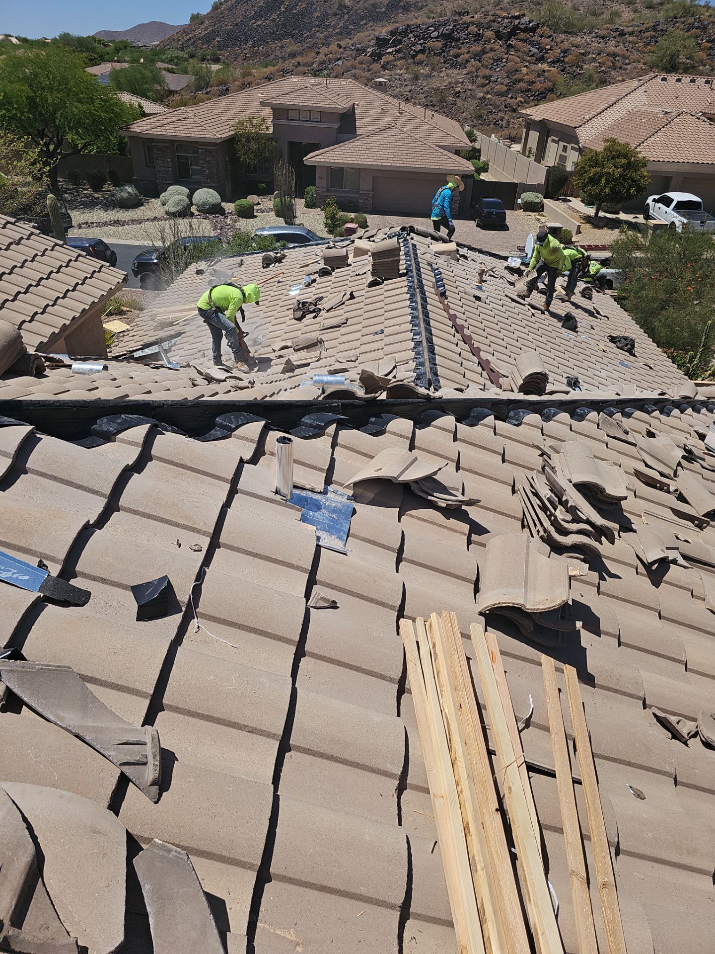 Concrete Tile Refelt by Weather-Tite Exteriors LLC