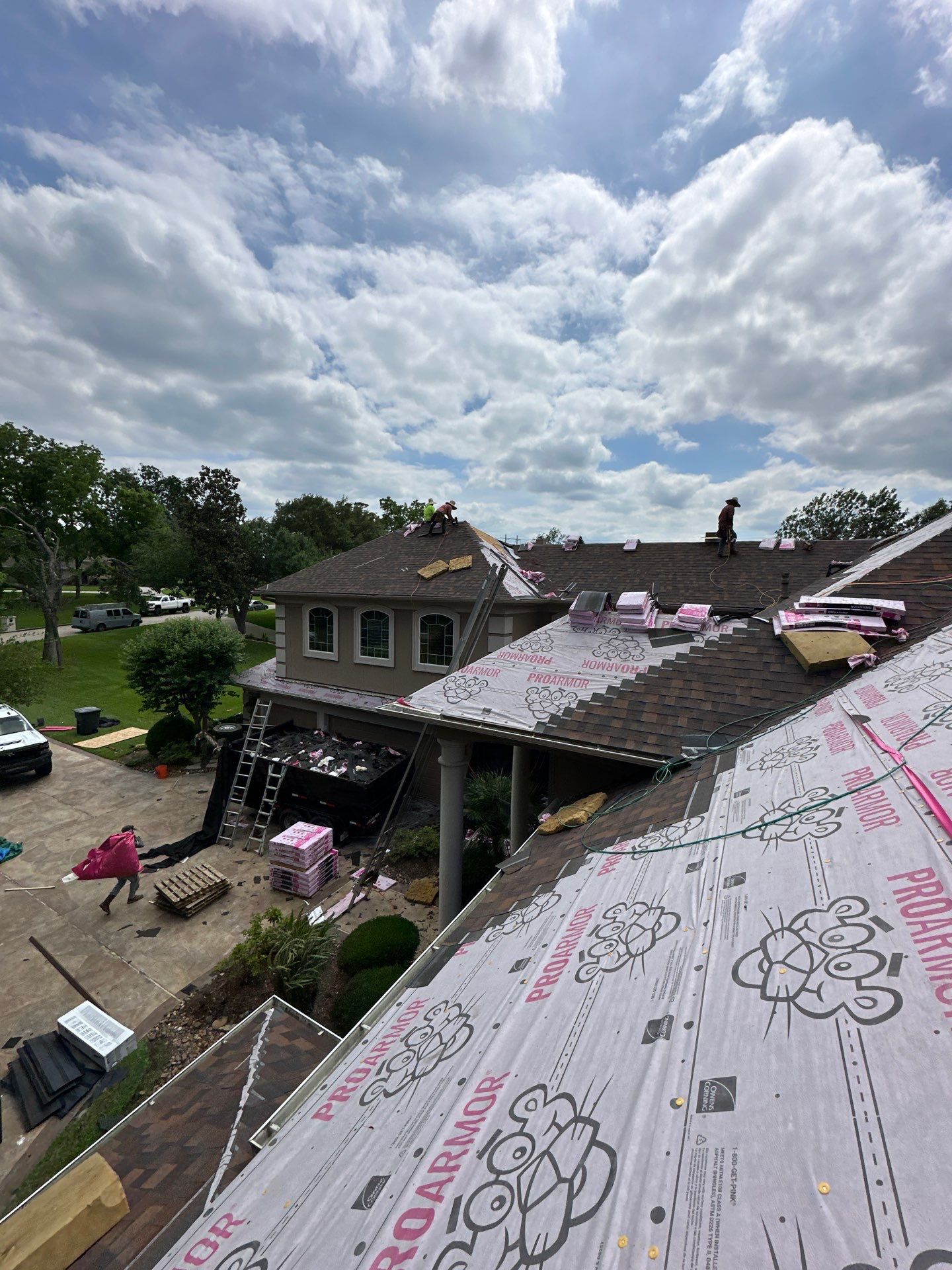 Project in Montgomery by Motion Roofing