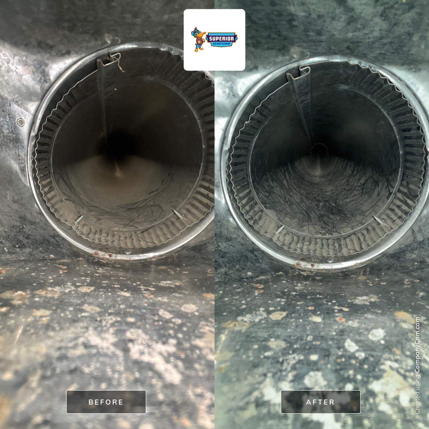 Air Duct Cleaning With a Vacuum Truck in Deerfield, OH by Superior Air Duct Cleaning