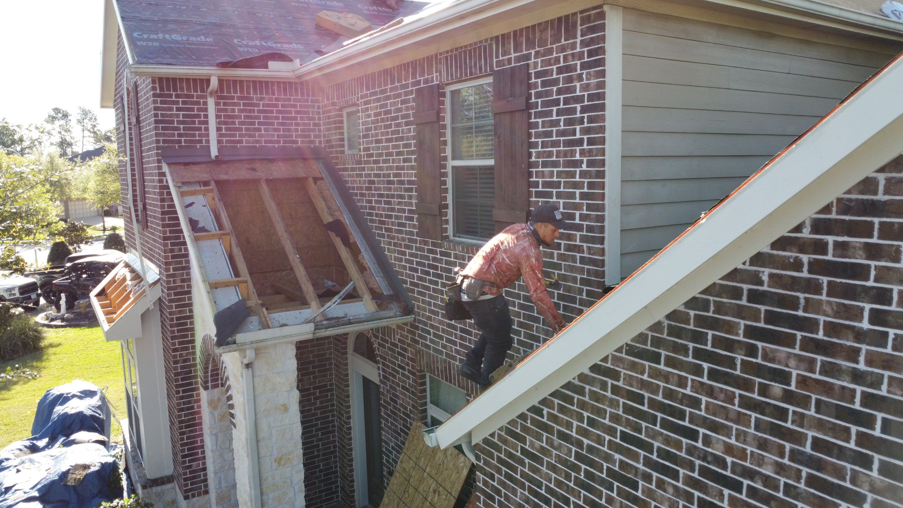 Project in Spring, Texas by Roof Top Innovations