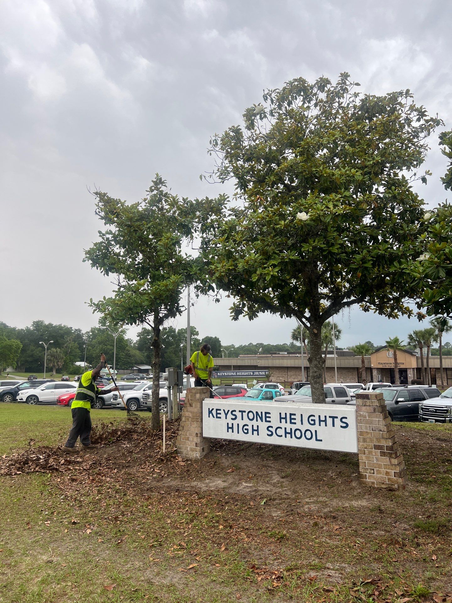 Landscape Install | Keystone Heights HS by ProGreen Services