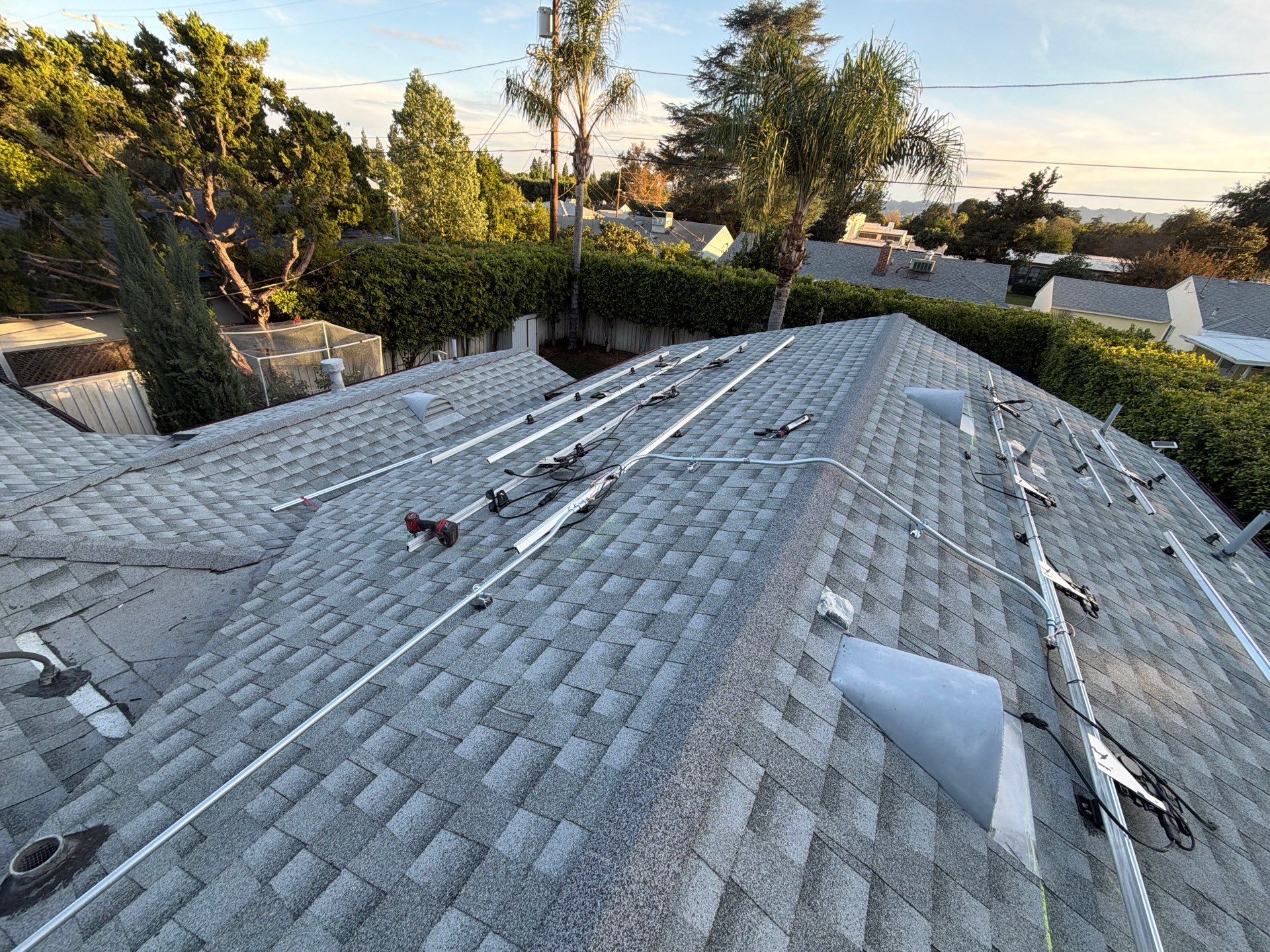 Residential Solar Panel Installation and Electrical Service Upgrade in Los Angeles by AWS Solar