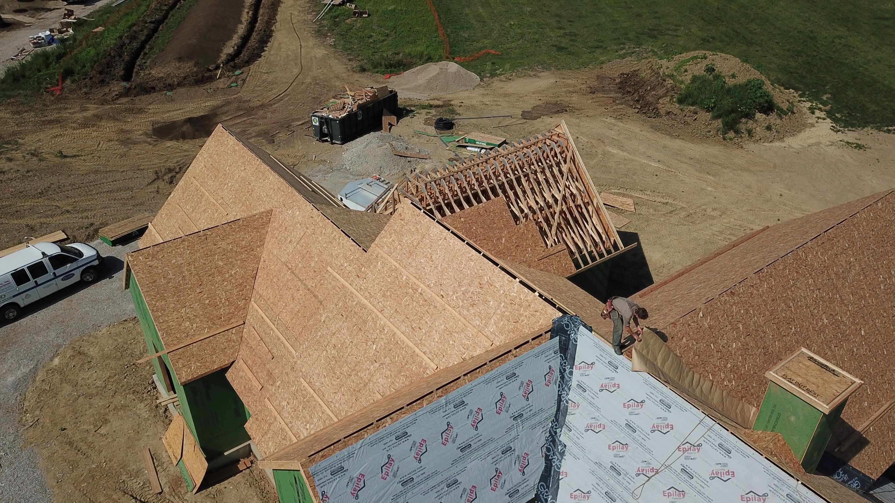 Residential Roofing Installation using Standing Seam Metal - Frost Black by RoofX 