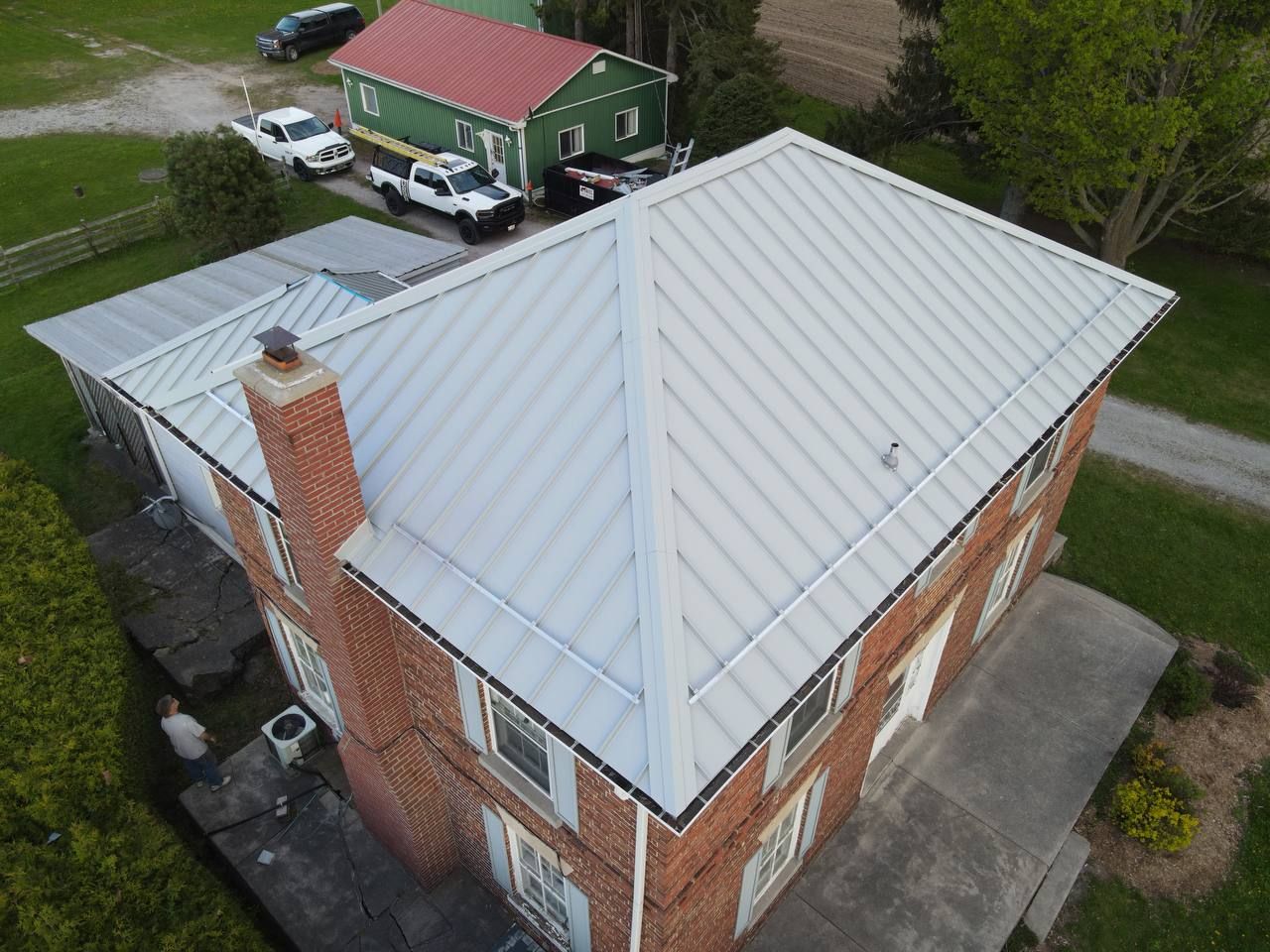 Standing Seam Metal Roofing using 16" Standing Seam Panels by Jay Carter Roofing & Sheet Metal