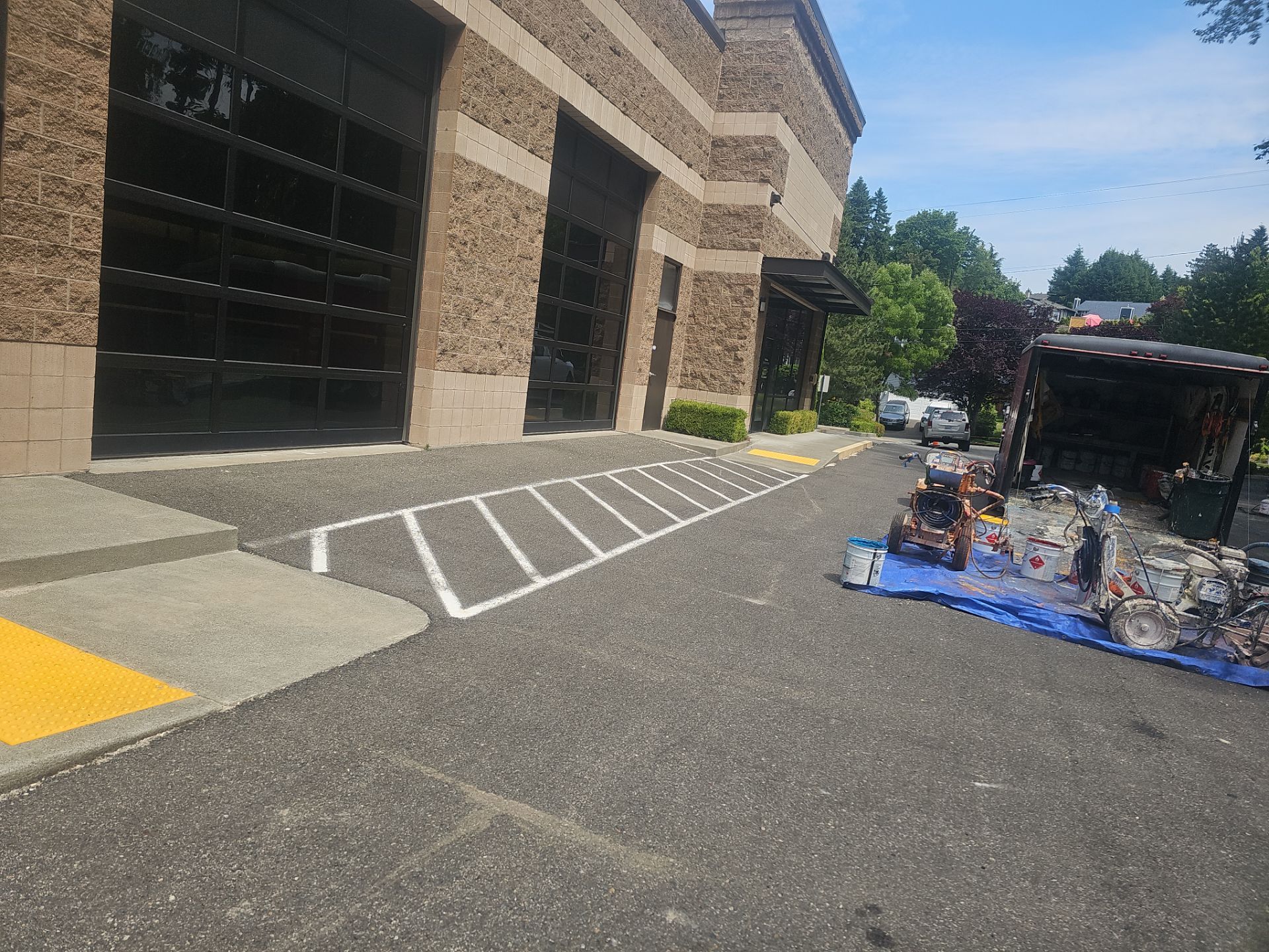 Asphalt Patch Repair & Concrete Curb Renovation | Kirkland  by Jireh Asphalt & Concrete Inc 