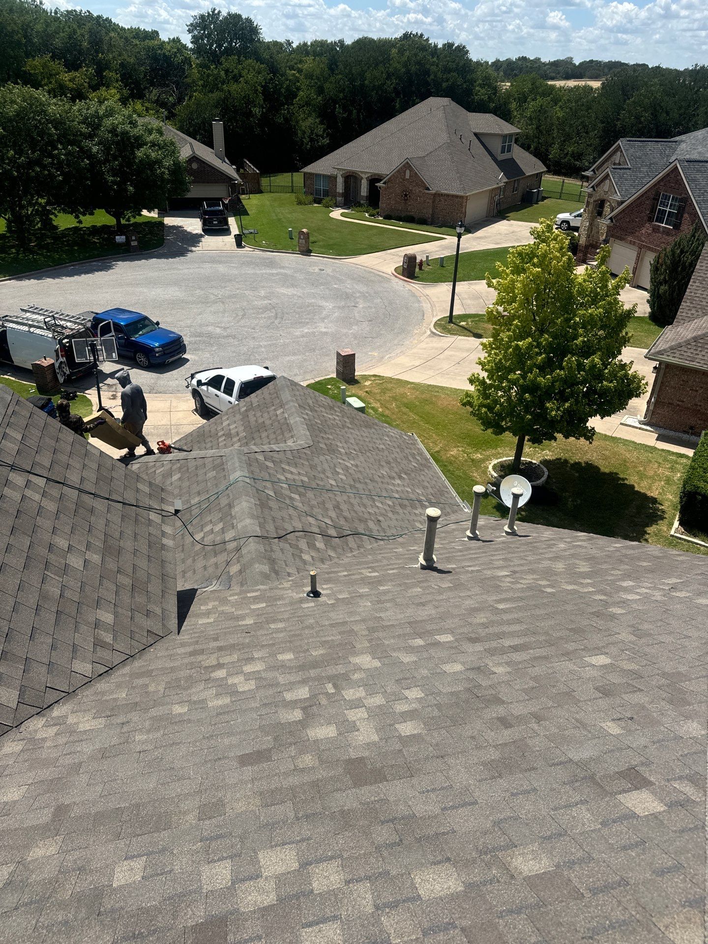 Project in Weatherford by Lonestar Roofing and Restoration LLC.