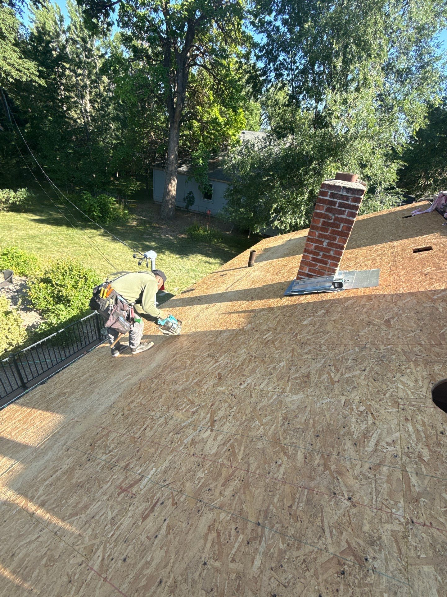 Residential Roof Replacement With Gray Architectural Shingles in Boise by Olive Roofing
