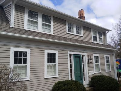 Gutter Installation using Two Styles of Gutter in Duxbury, MA