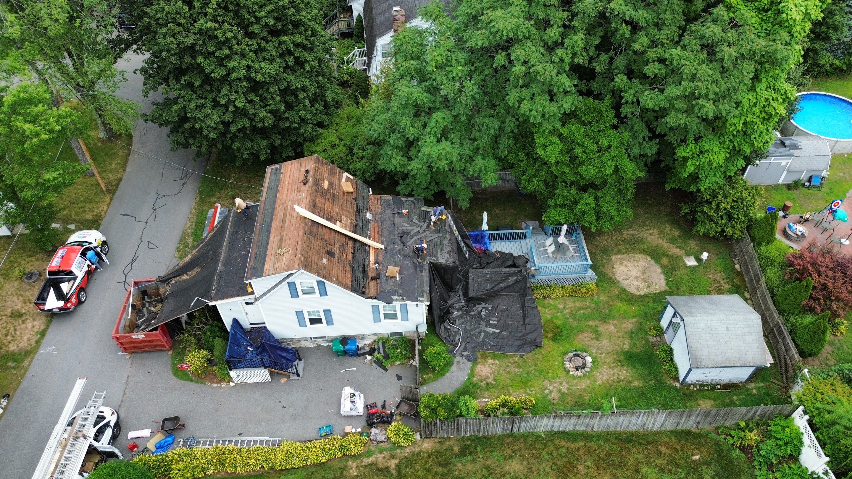 Roof Replacement & EPDM Flat Roof Installation, Billerica, MA by Mighty Dog Roofing of Greater Middlesex County