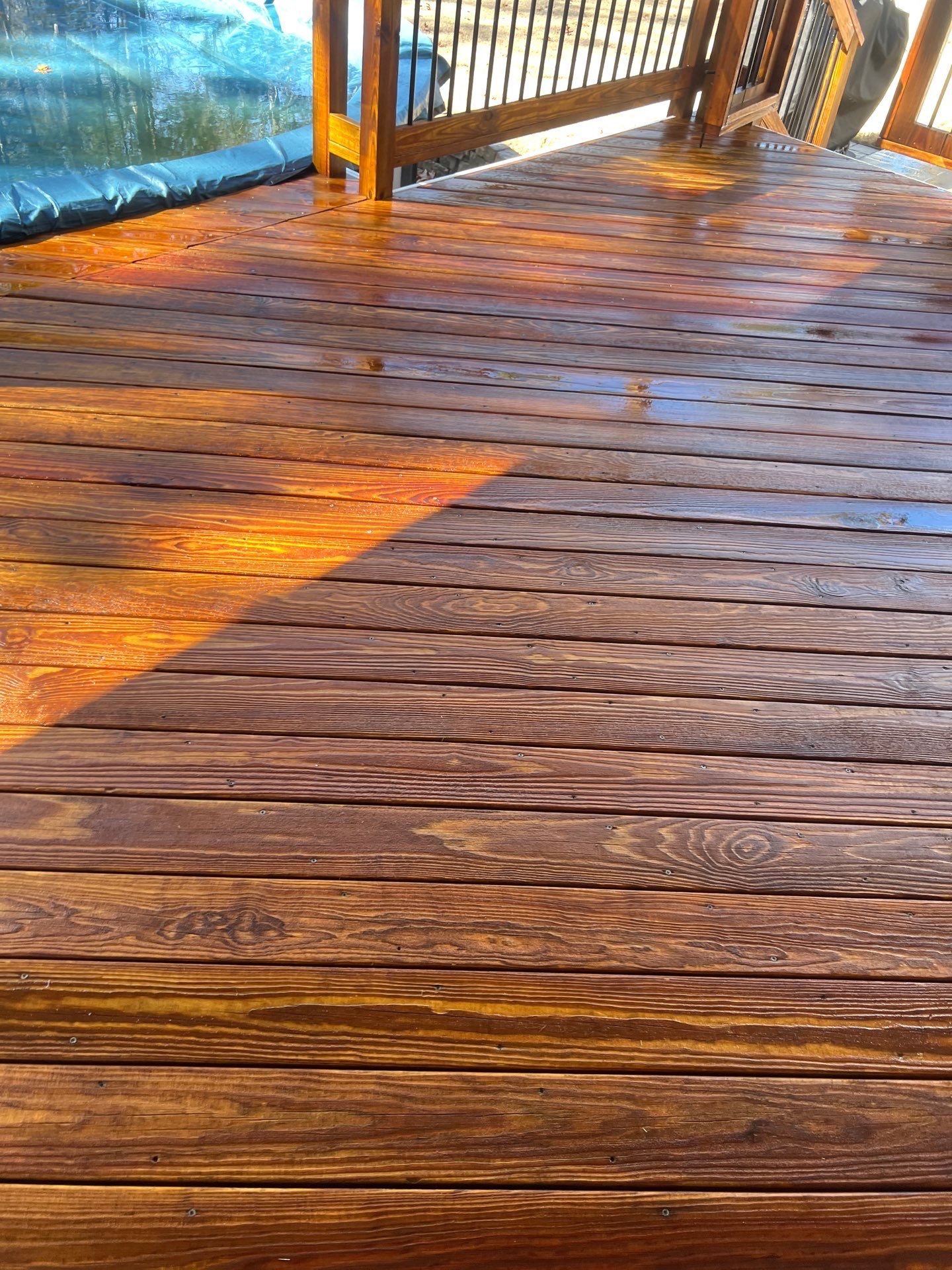 Weathered Deck using Wood Sealant by DuraSeal