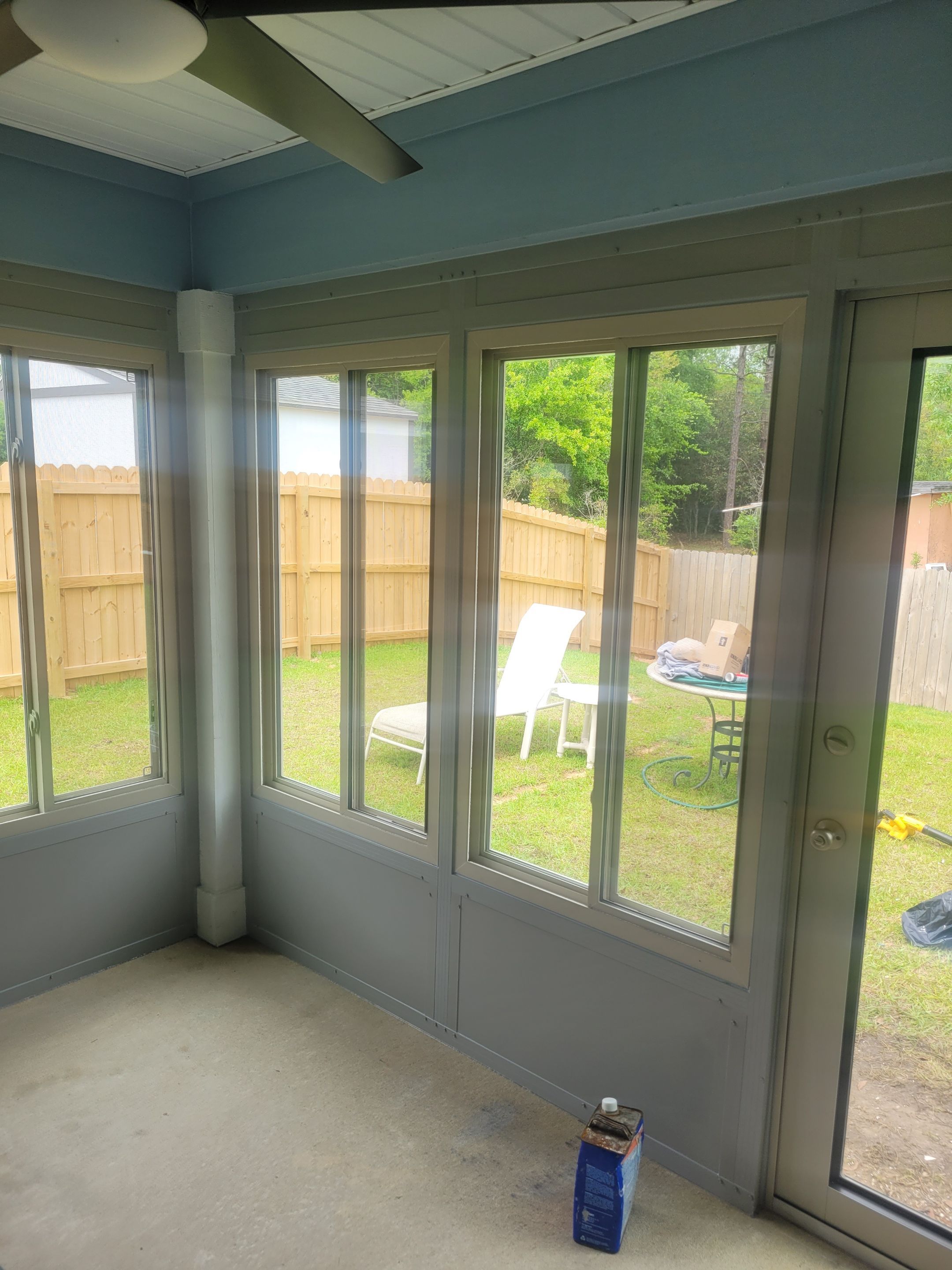 Screen Under Glass Room in Crestview by Titan Sunrooms