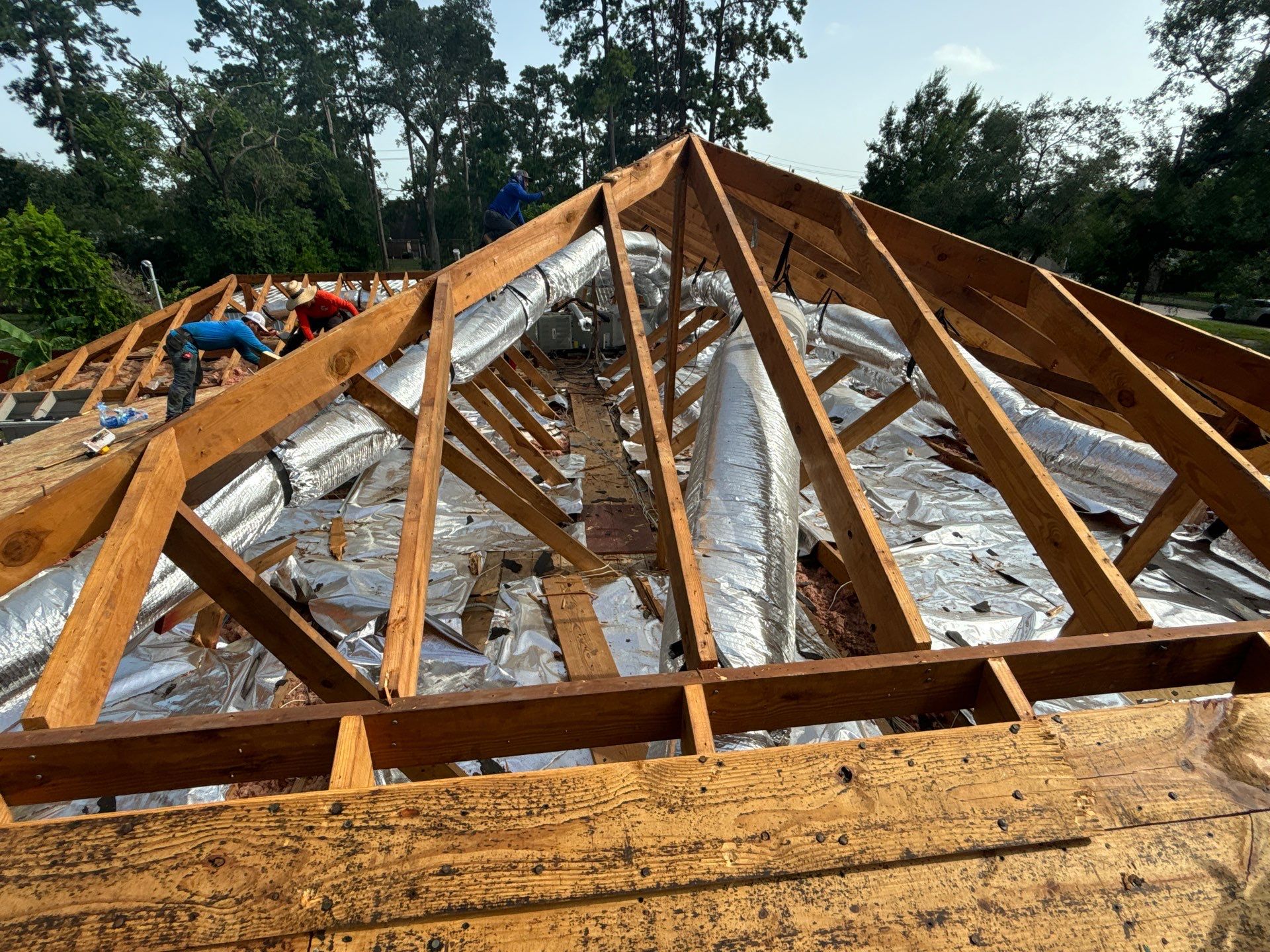 Residential Roofing Installation using Owen's Corning Duration (Lifetime) Shingles by Roof Repair Company