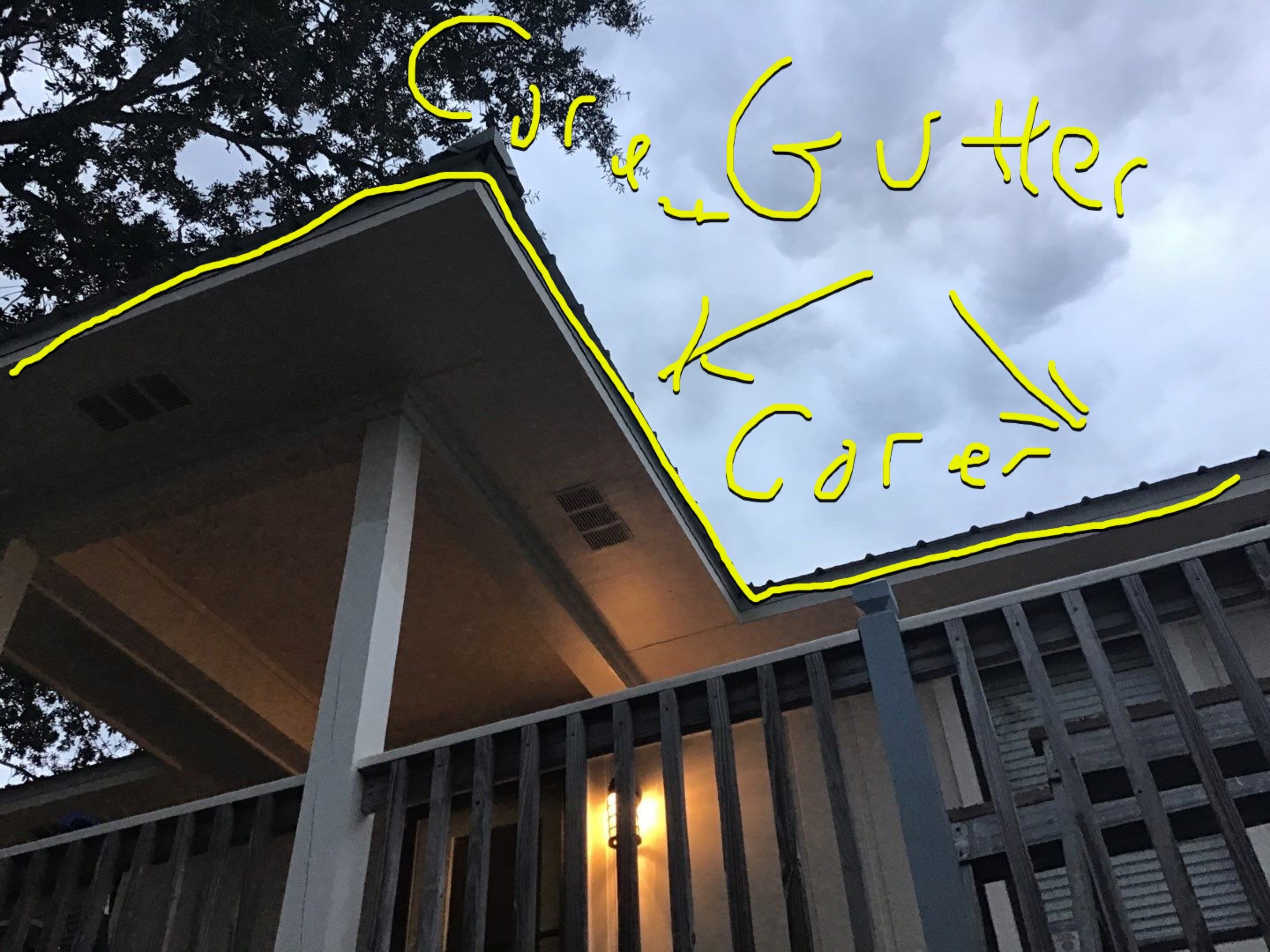 Gutter Installation using Half Round Seamless Gutters by Gutter Professors