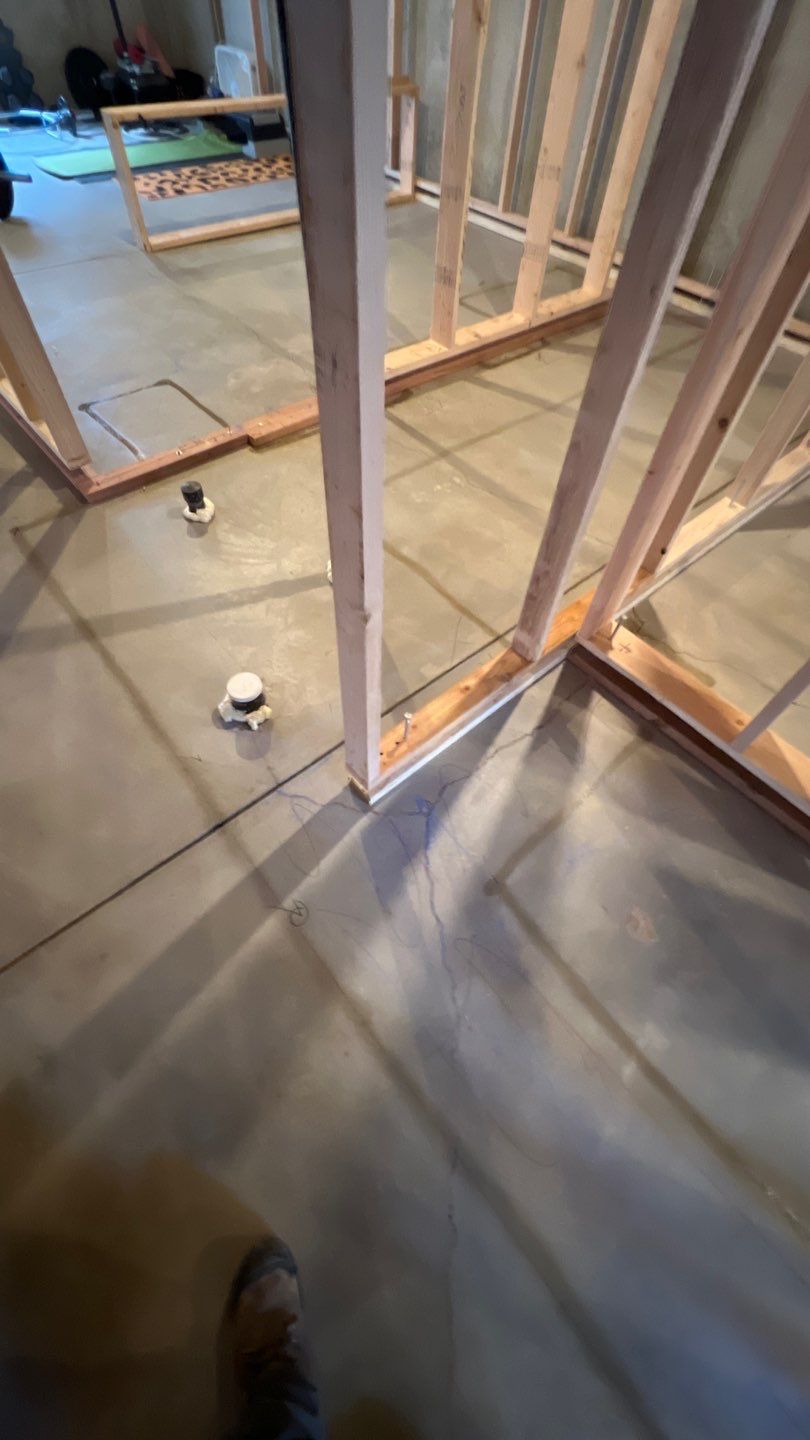 Basement Plumbing remodel by Plumbing Connect Systems LLC