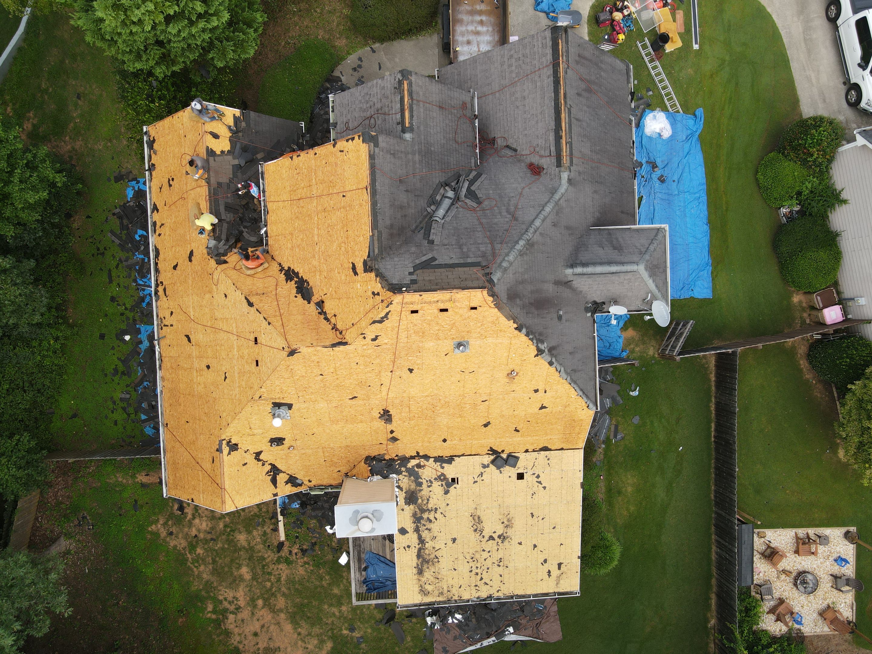 Residential Roofing Installation using Owens Corning by Inspector Roofing and Restoration