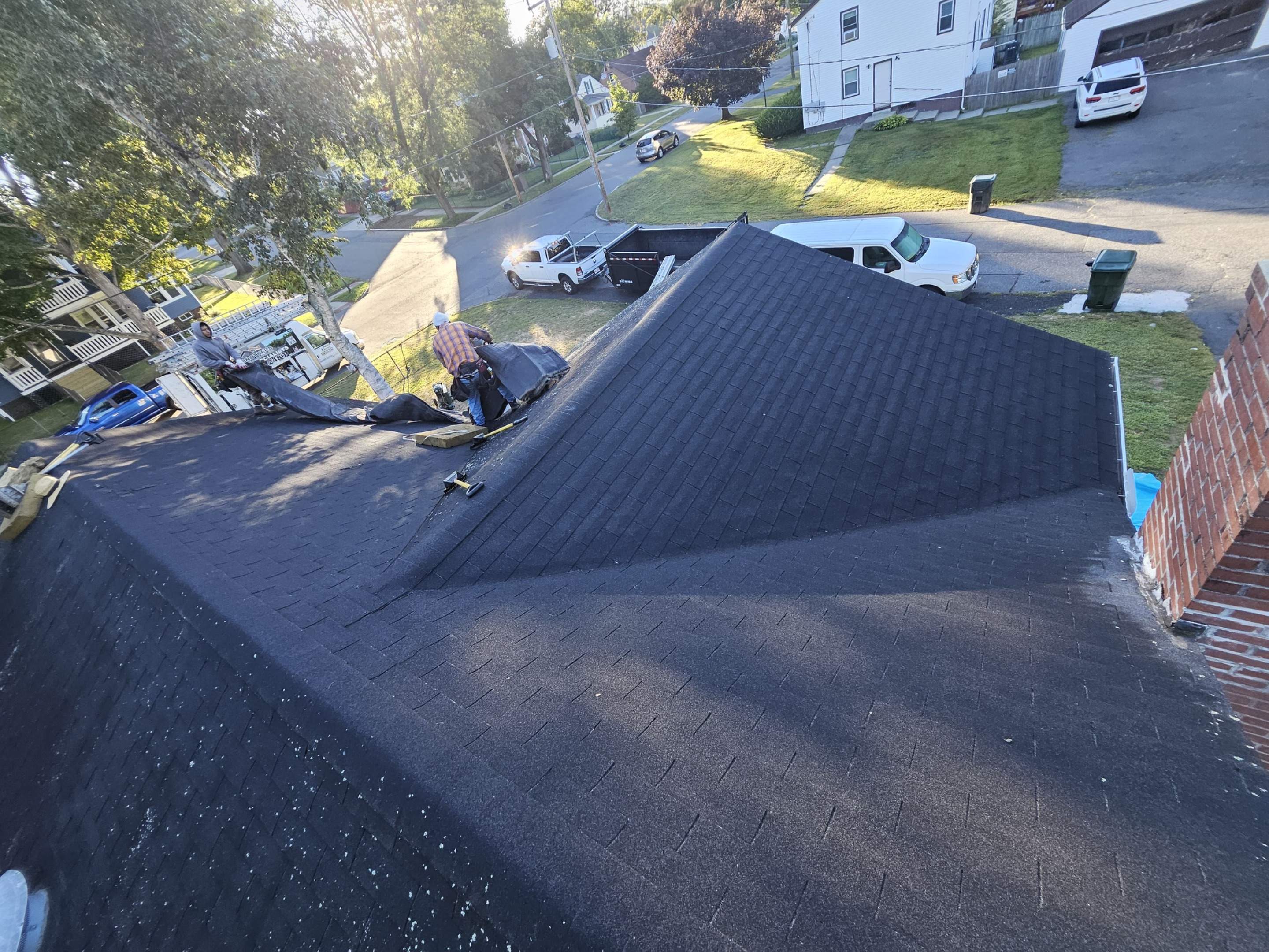Full Strip & Re-Roof in Springfield, MA – Two-Layer Tear-Off by JOHNNYS PRO