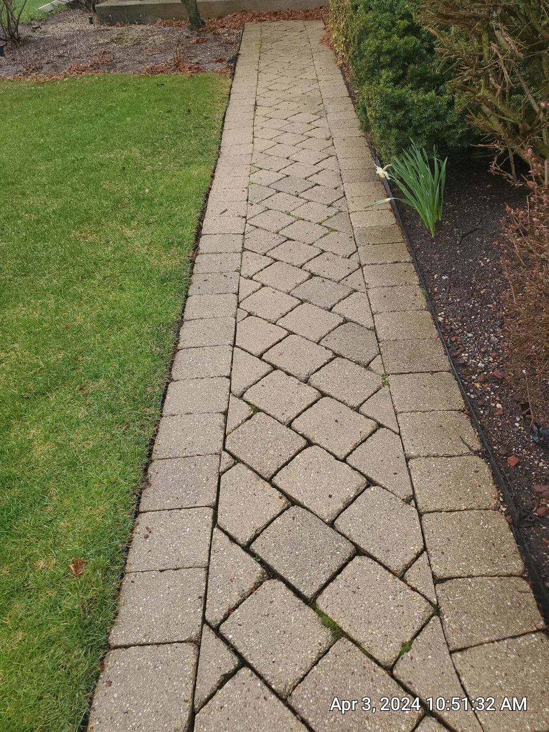 Brick paver clean, sand and seal.  using Surebond SB-1300 by Northern Power Washing LLC.
